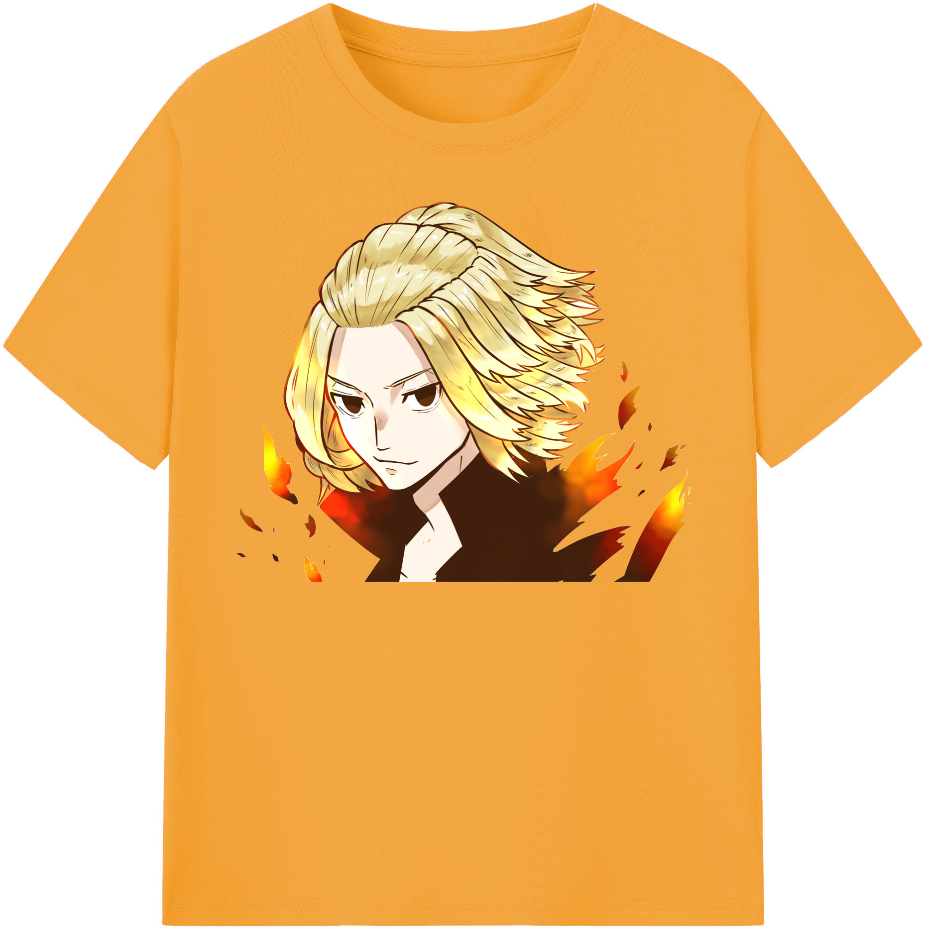 （画像用） 東京リベンジャーズ Tokyo Revengers レディースカジュアルプリントTシャツ（綿100％）