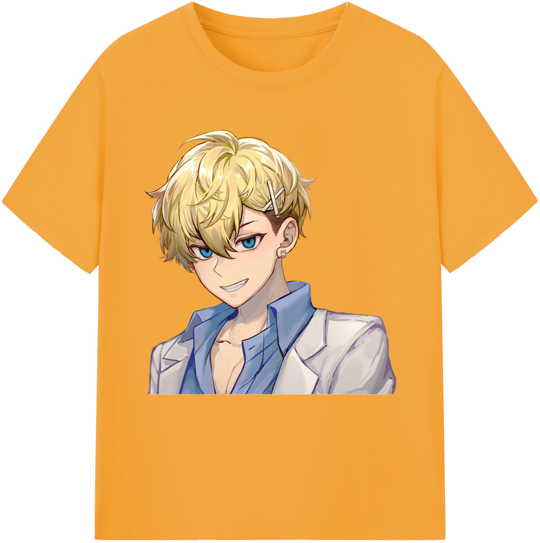 （画像用） 東京リベンジャーズ Tokyo Revengers レディースカジュアルプリントTシャツ（綿100％）
