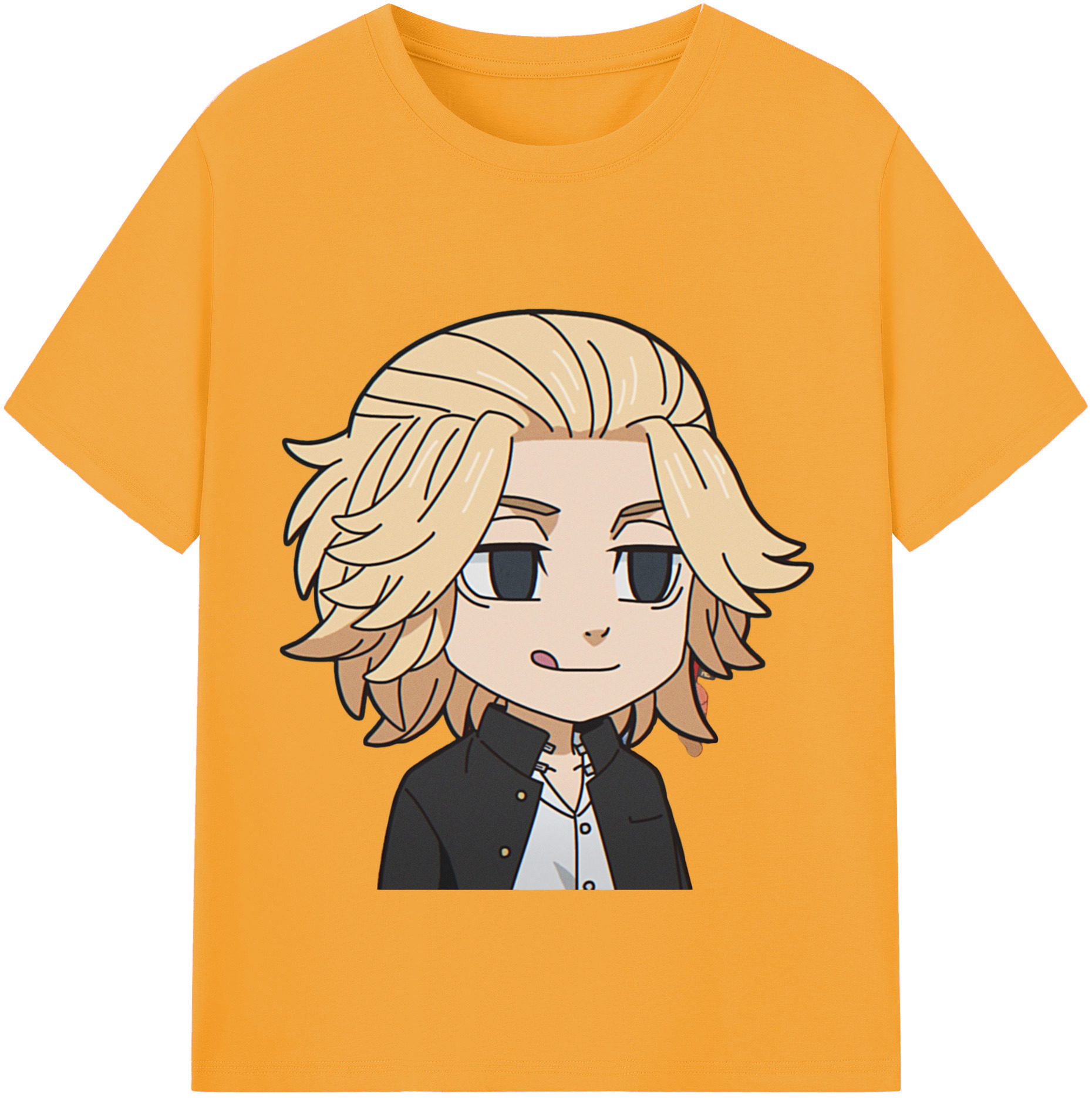 （画像用） 東京リベンジャーズ Tokyo Revengers レディースカジュアルプリントTシャツ（綿100％）
