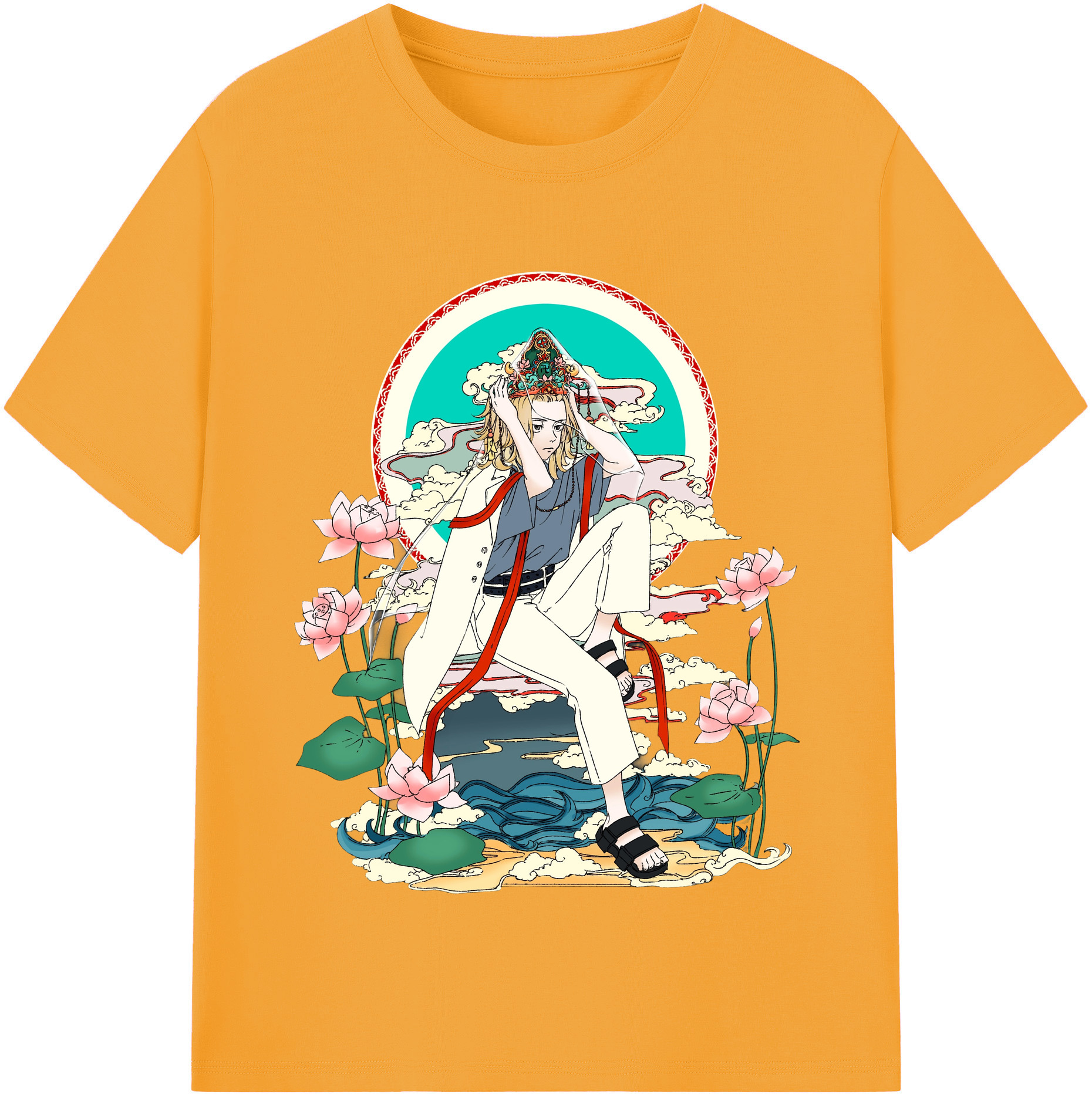 （画像用） 東京リベンジャーズ Tokyo Revengers レディースカジュアルプリントTシャツ（綿100％）
