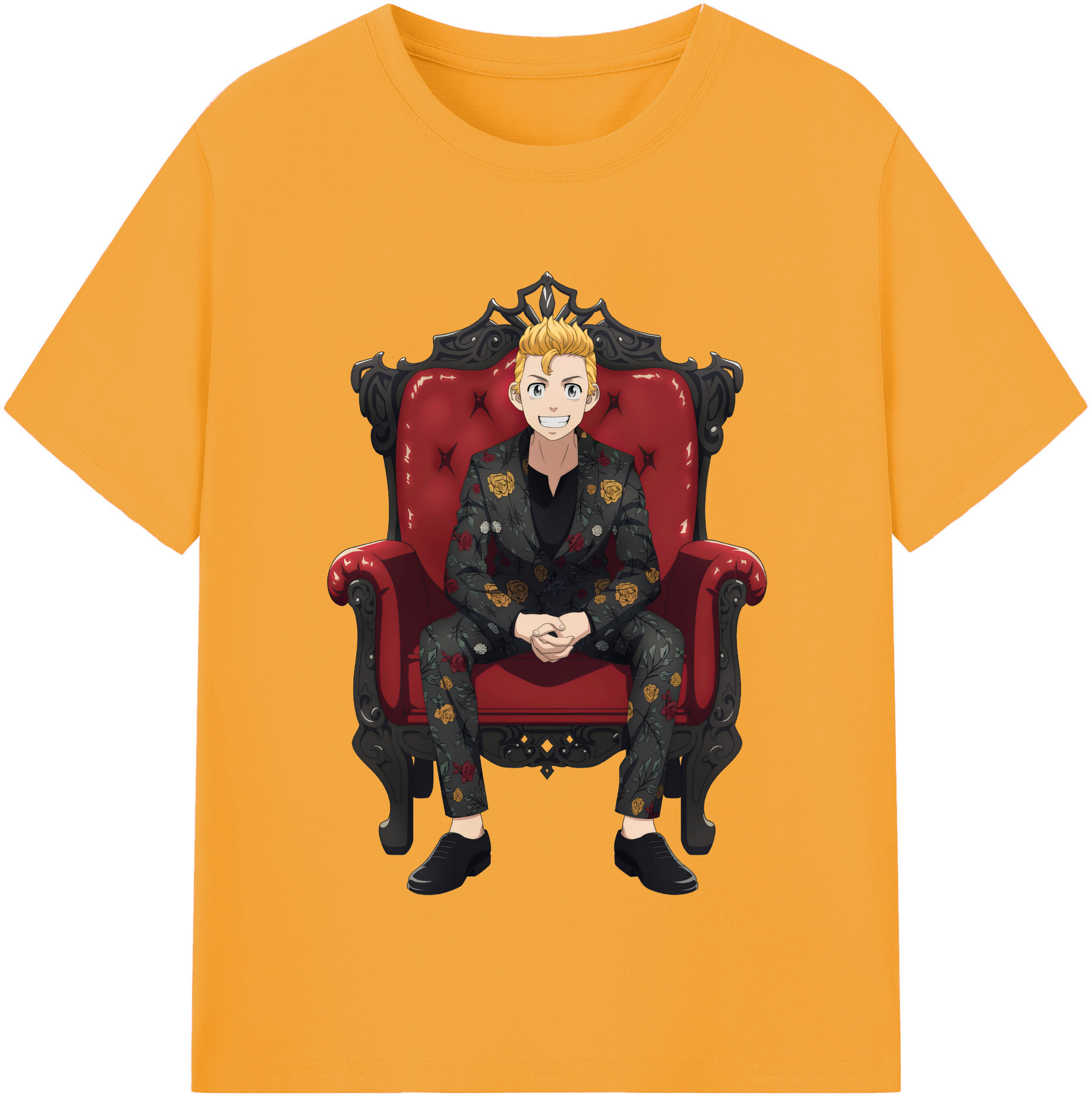 （画像用） 東京リベンジャーズ Tokyo Revengers レディースカジュアルプリントTシャツ（綿100％）
