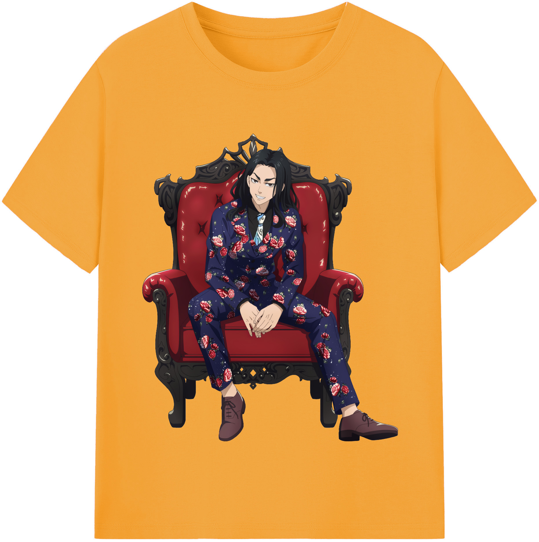 （画像用） 東京リベンジャーズ Tokyo Revengers レディースカジュアルプリントTシャツ（綿100％）