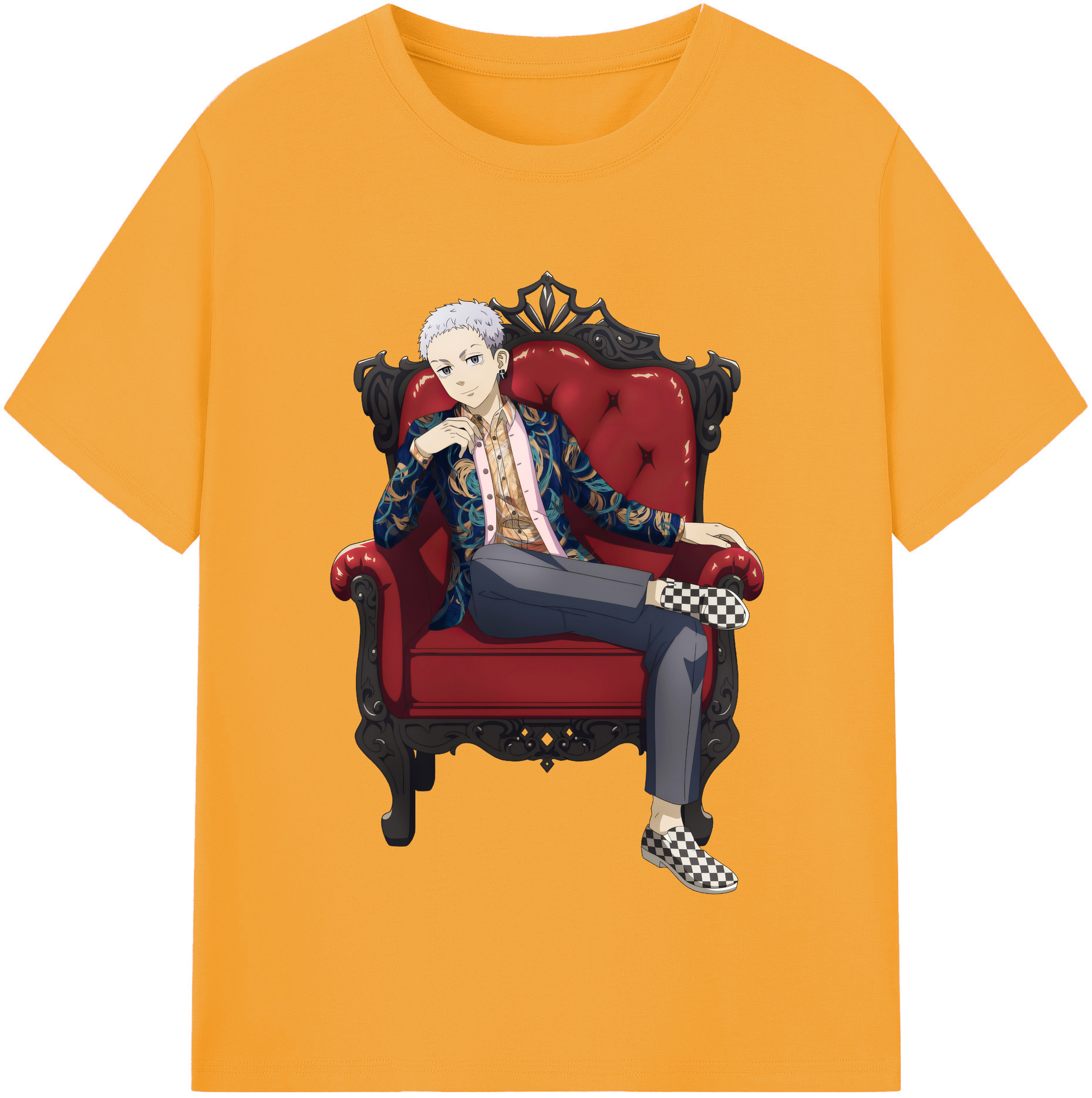（画像用） 東京リベンジャーズ Tokyo Revengers レディースカジュアルプリントTシャツ（綿100％）