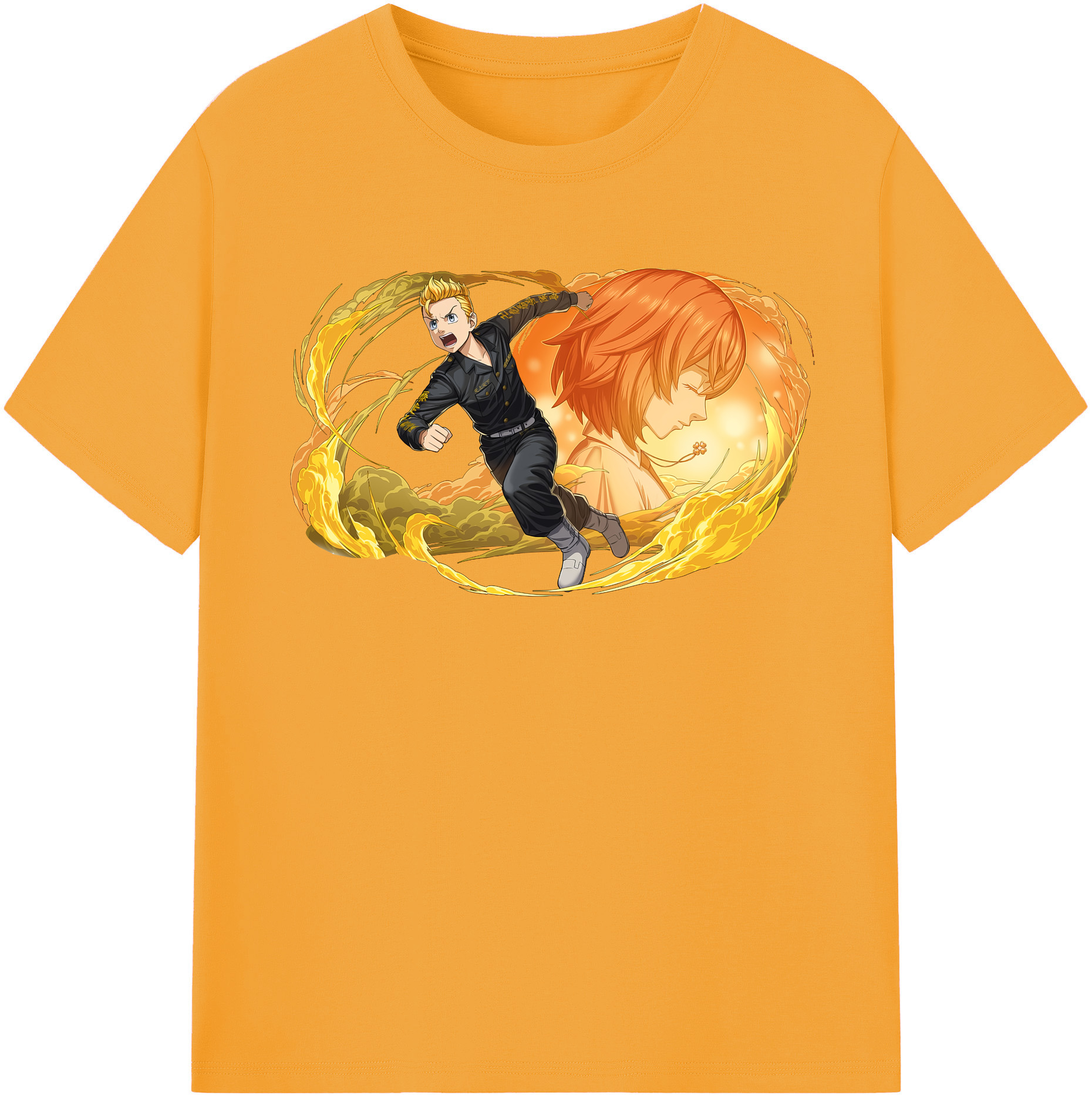 （画像用） 東京リベンジャーズ Tokyo Revengers レディースカジュアルプリントTシャツ（綿100％）