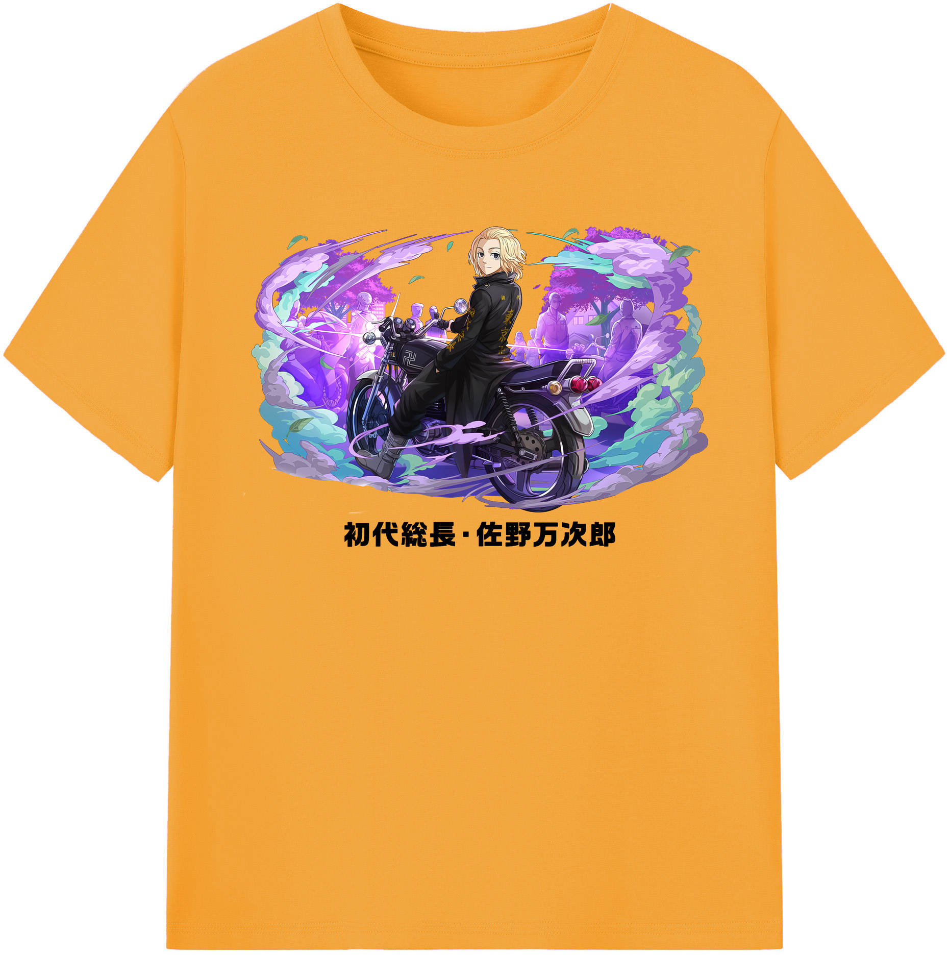（画像用） 東京リベンジャーズ Tokyo Revengers レディースカジュアルプリントTシャツ（綿100％）