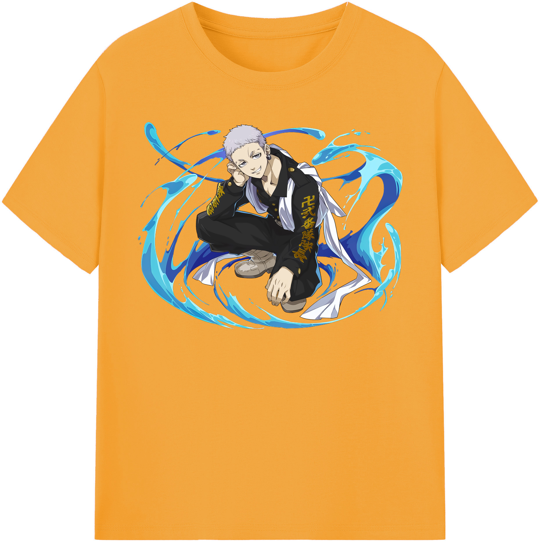 （画像用） 東京リベンジャーズ Tokyo Revengers レディースカジュアルプリントTシャツ（綿100％）