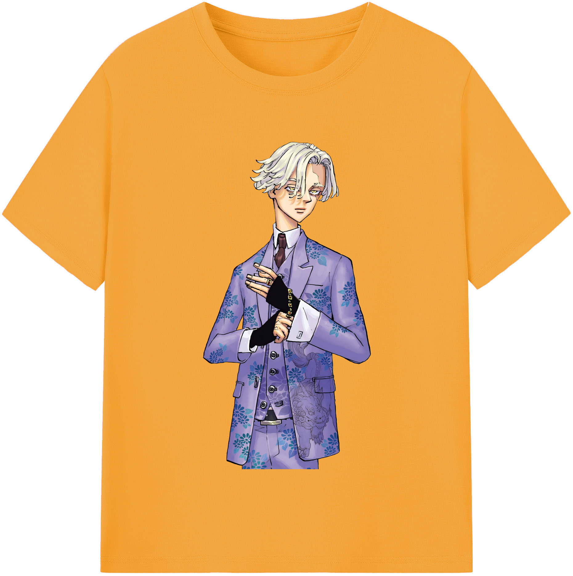 （画像用） 東京リベンジャーズ Tokyo Revengers レディースカジュアルプリントTシャツ（綿100％）