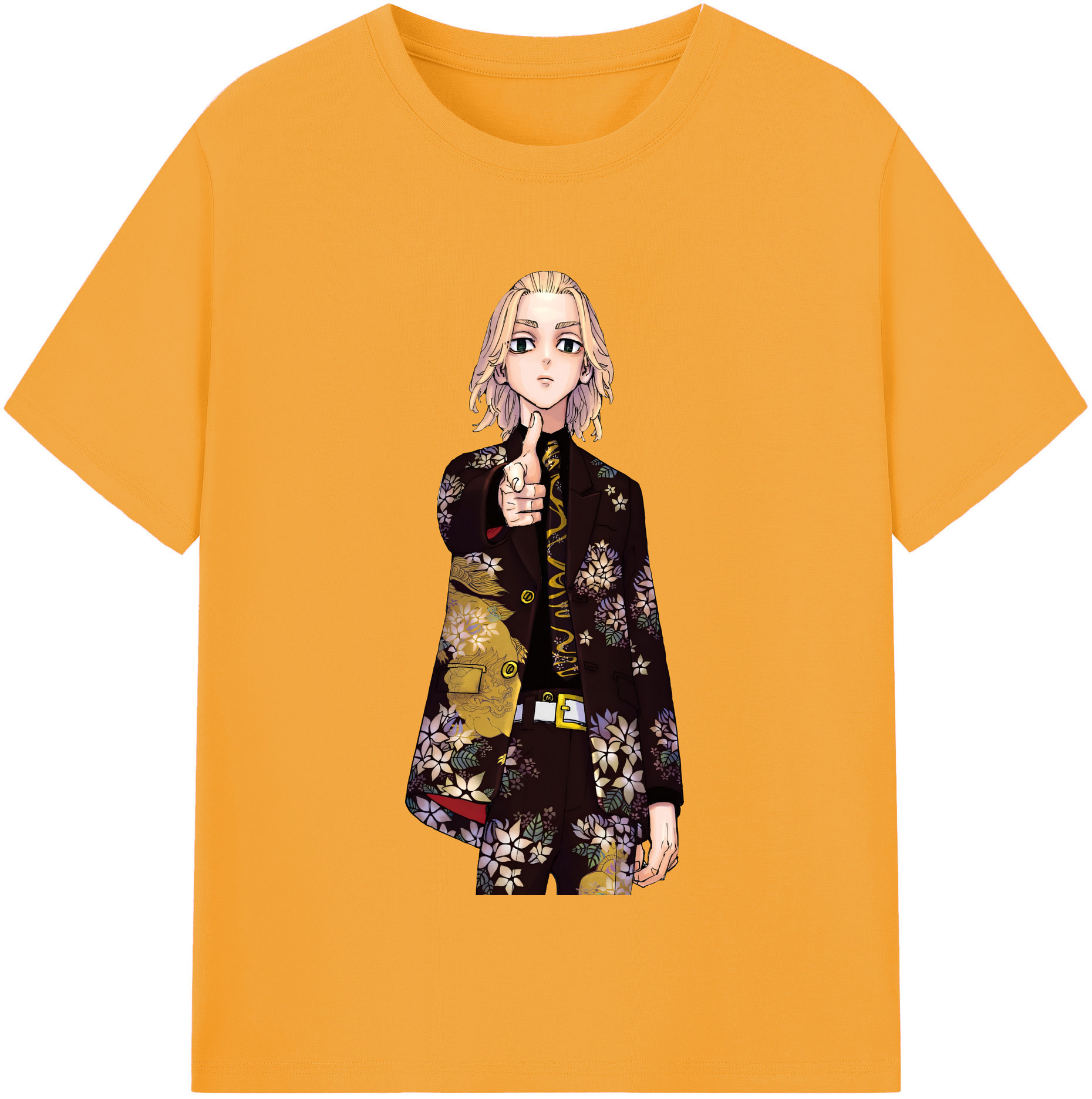 （画像用） 東京リベンジャーズ Tokyo Revengers レディースカジュアルプリントTシャツ（綿100％）