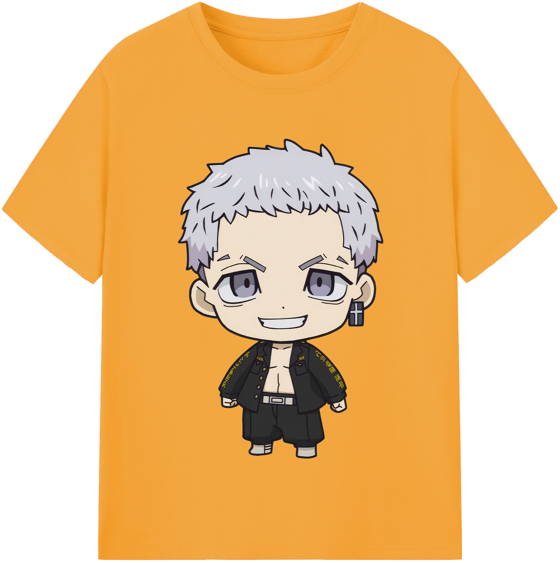 （画像用） 東京リベンジャーズ Tokyo Revengers レディースカジュアルプリントTシャツ（綿100％）