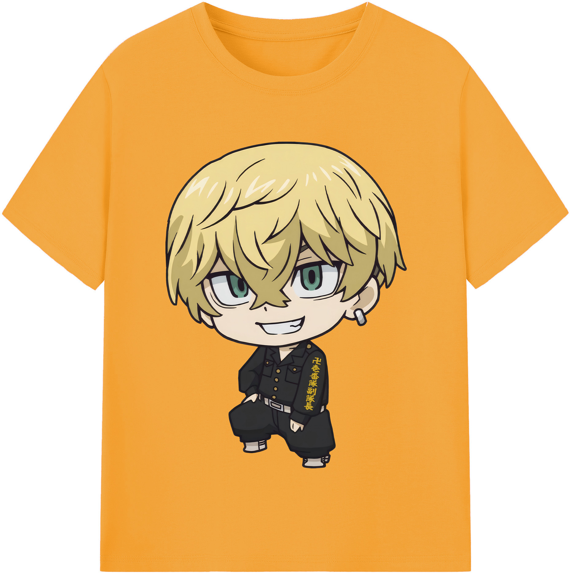 （画像用） 東京リベンジャーズ Tokyo Revengers レディースカジュアルプリントTシャツ（綿100％）