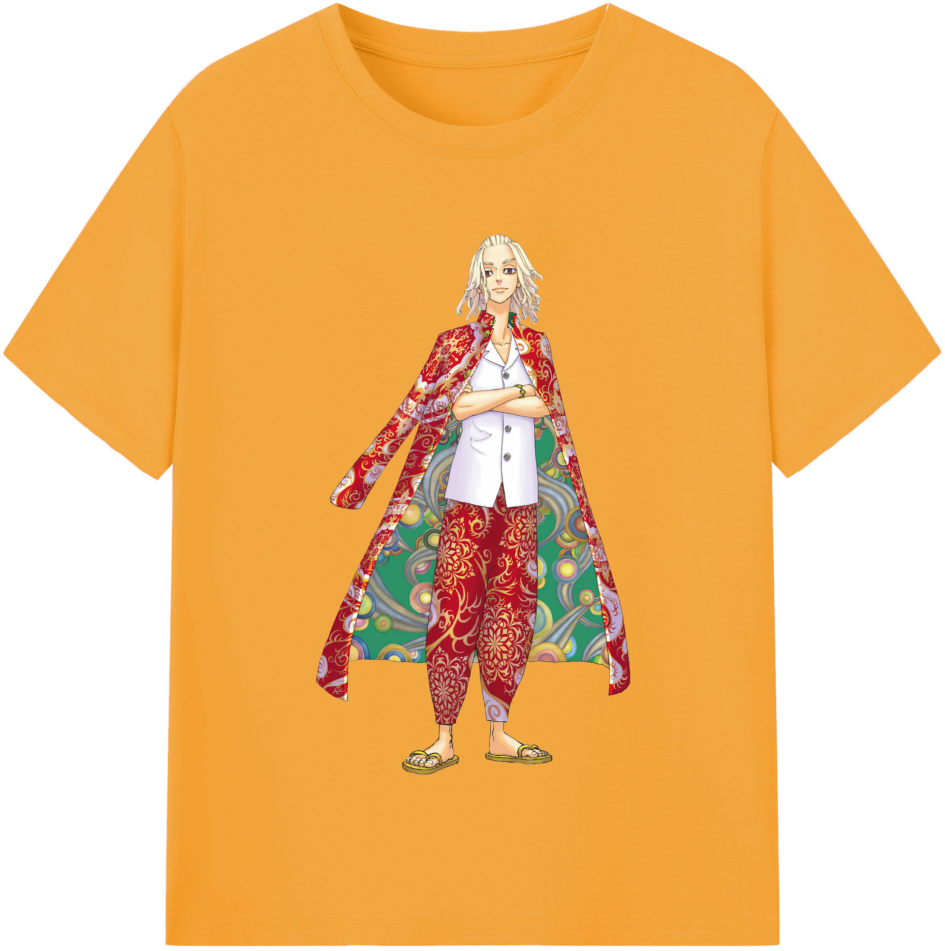 （画像用） 東京リベンジャーズ Tokyo Revengers レディースカジュアルプリントTシャツ（綿100％）