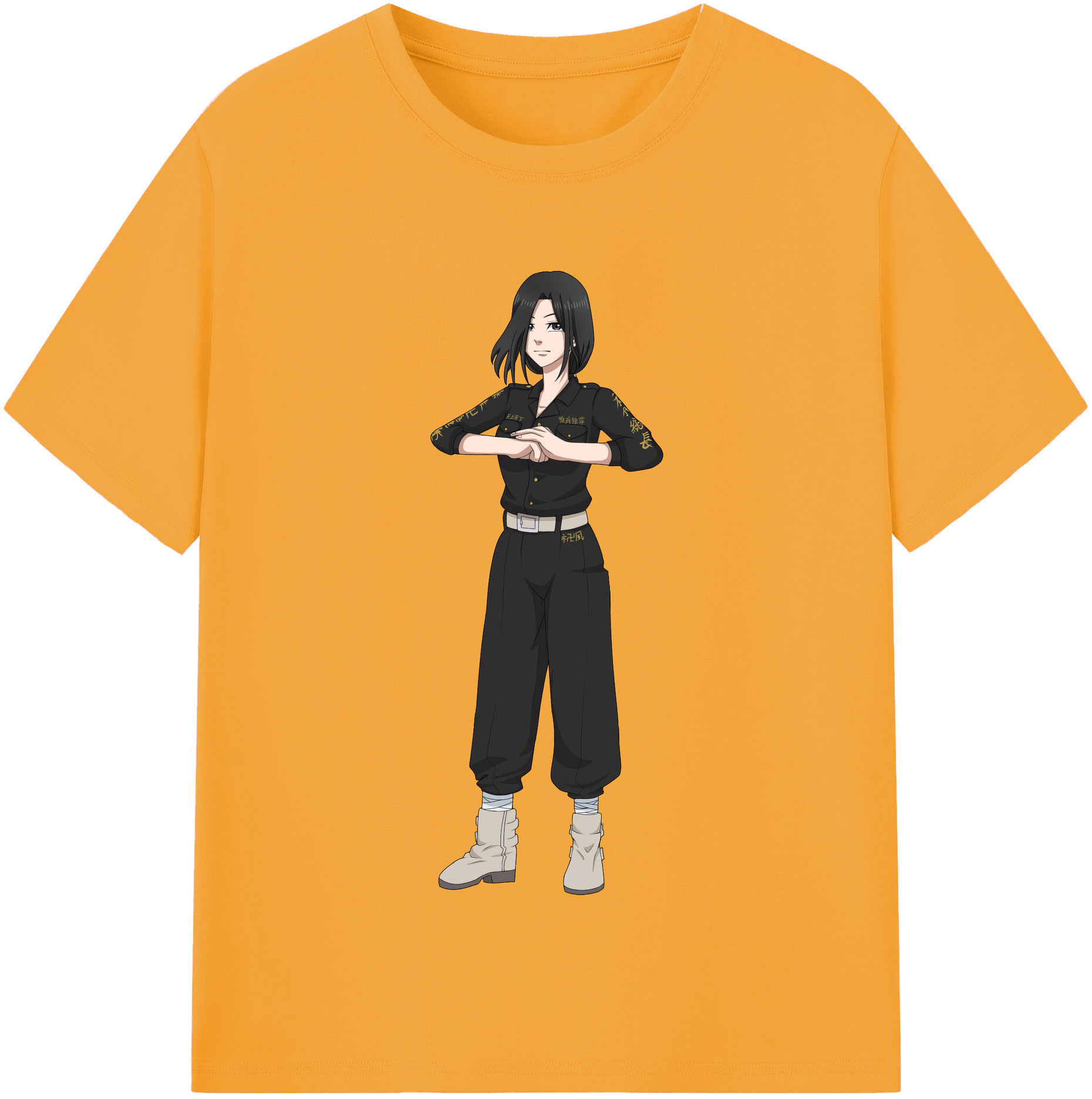 （画像用） 東京リベンジャーズ Tokyo Revengers レディースカジュアルプリントTシャツ（綿100％）