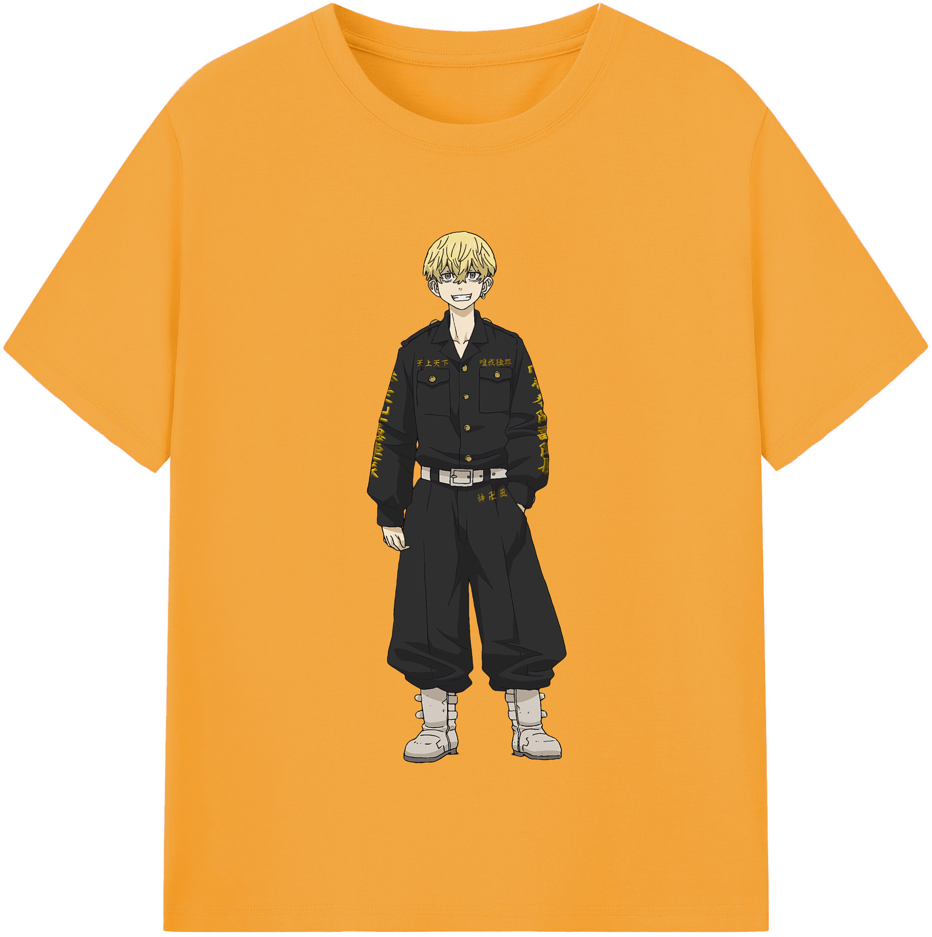 （画像用） 東京リベンジャーズ Tokyo Revengers レディースカジュアルプリントTシャツ（綿100％）