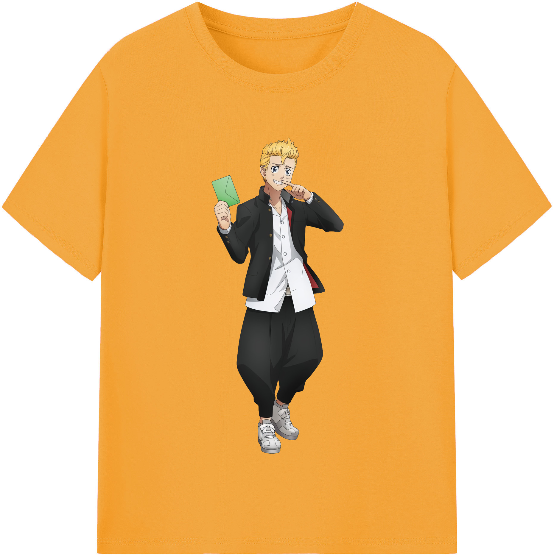 （画像用） 東京リベンジャーズ Tokyo Revengers レディースカジュアルプリントTシャツ（綿100％）