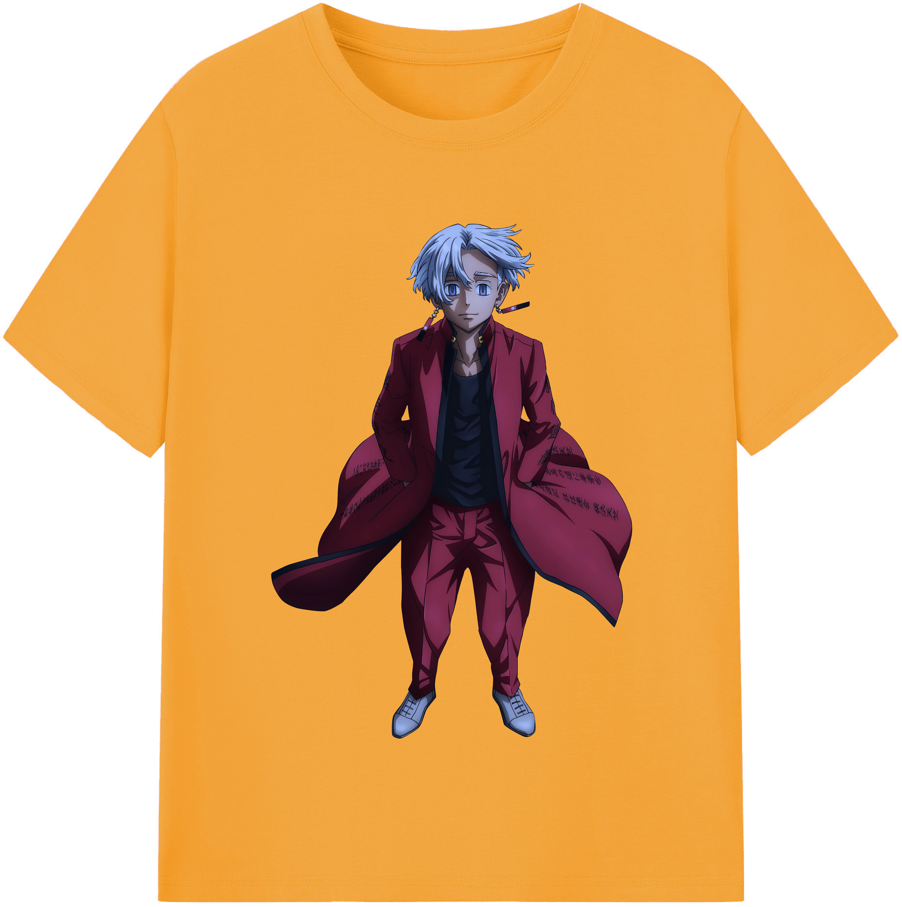 （画像用） 東京リベンジャーズ Tokyo Revengers レディースカジュアルプリントTシャツ（綿100％）