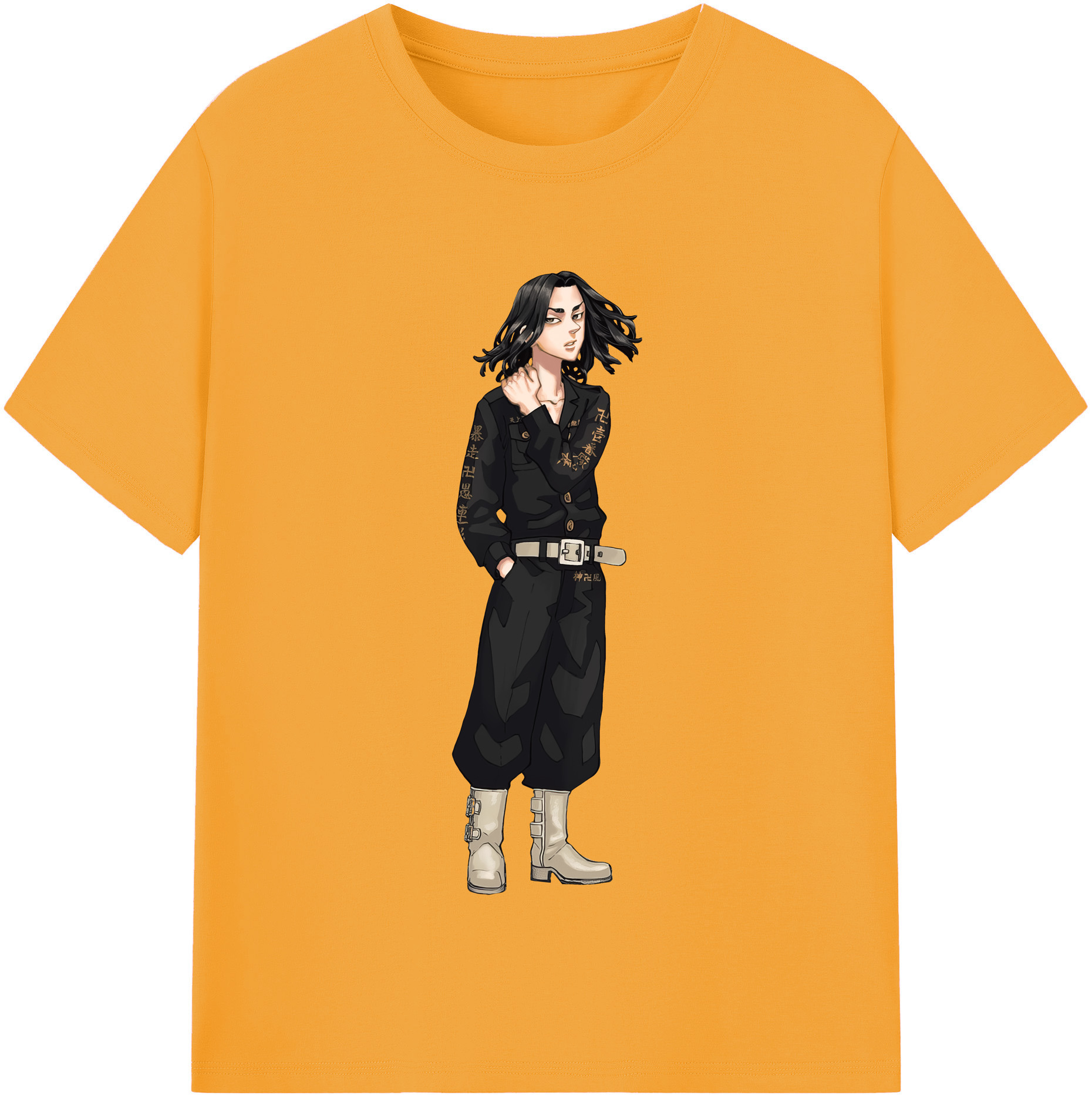 （画像用） 東京リベンジャーズ Tokyo Revengers レディースカジュアルプリントTシャツ（綿100％）