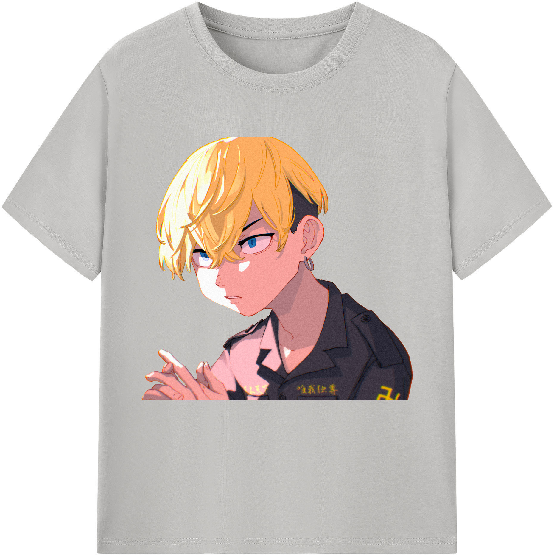 （画像用） 東京リベンジャーズ Tokyo Revengers レディースカジュアルプリントTシャツ（綿100％）