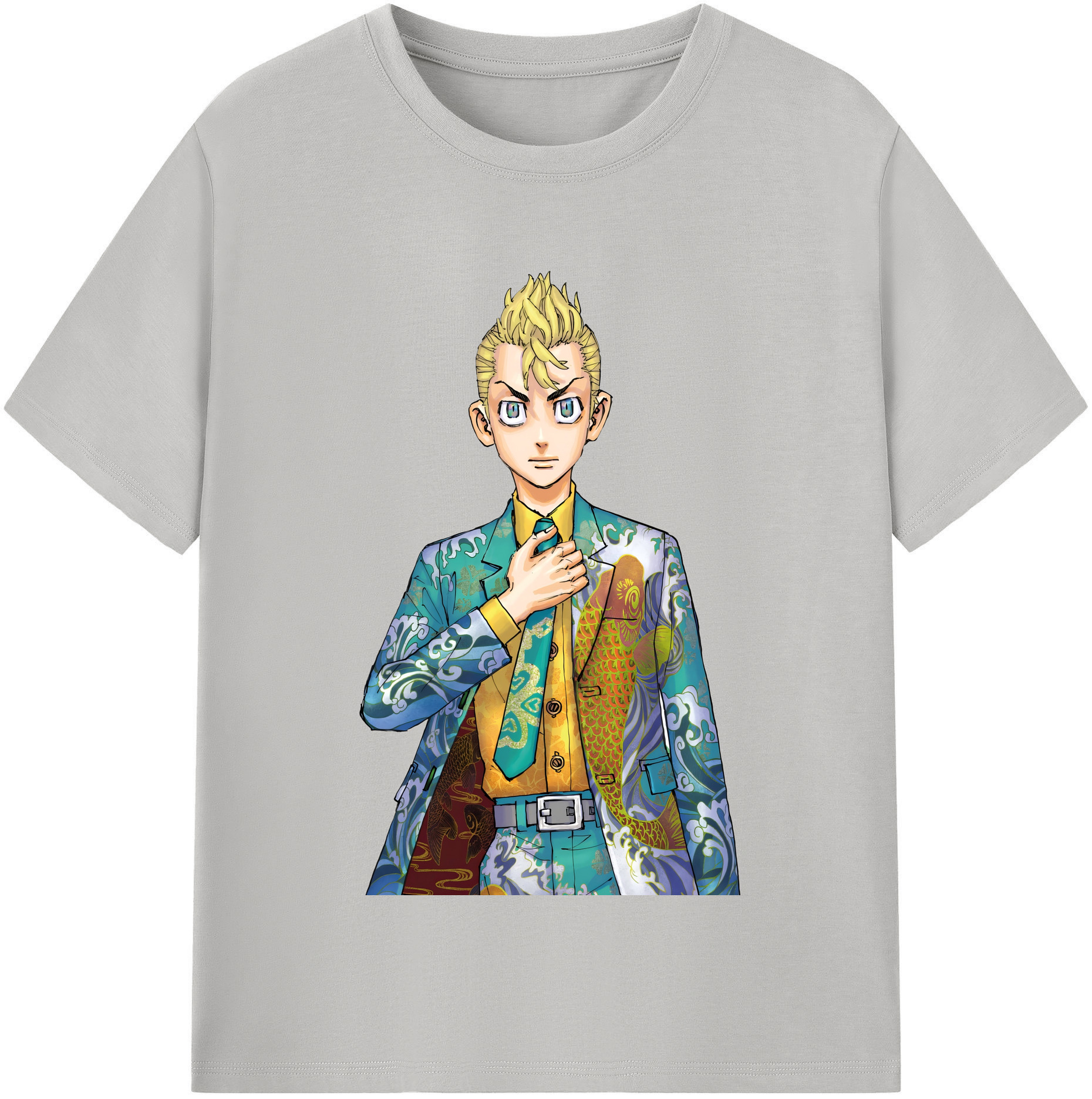 （画像用） 東京リベンジャーズ Tokyo Revengers レディースカジュアルプリントTシャツ（綿100％）