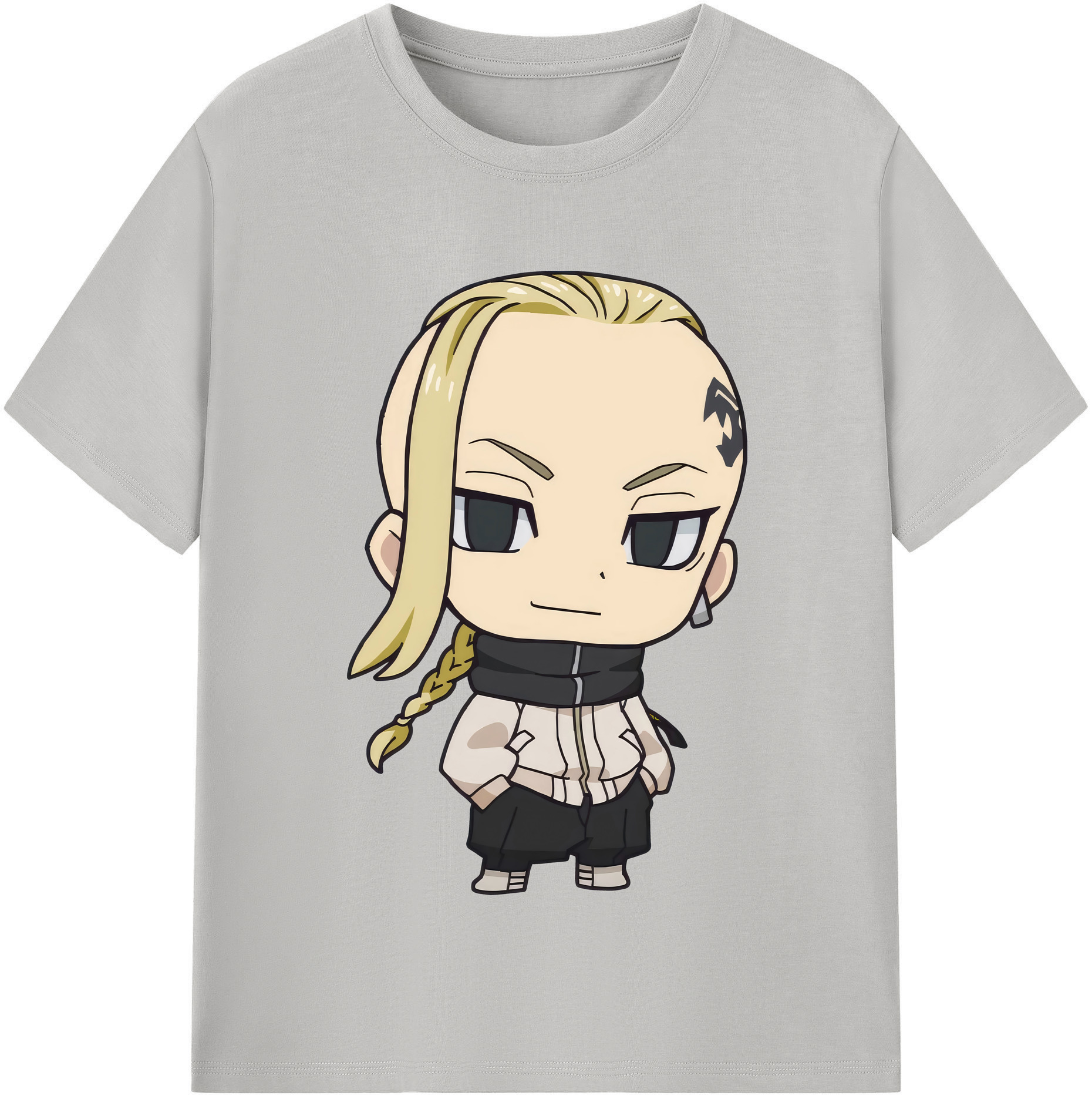（画像用） 東京リベンジャーズ Tokyo Revengers レディースカジュアルプリントTシャツ（綿100％）