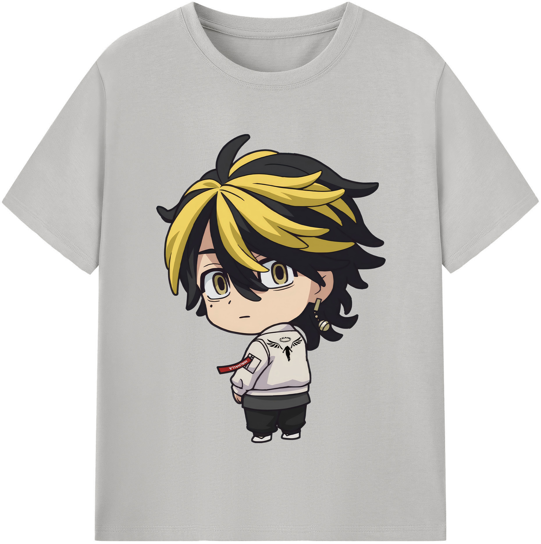 （画像用） 東京リベンジャーズ Tokyo Revengers レディースカジュアルプリントTシャツ（綿100％）