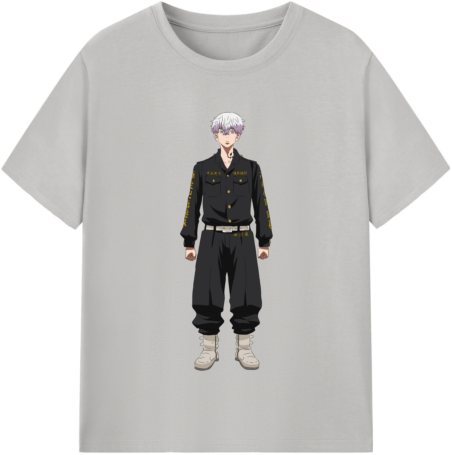 （画像用） 東京リベンジャーズ Tokyo Revengers レディースカジュアルプリントTシャツ（綿100％）