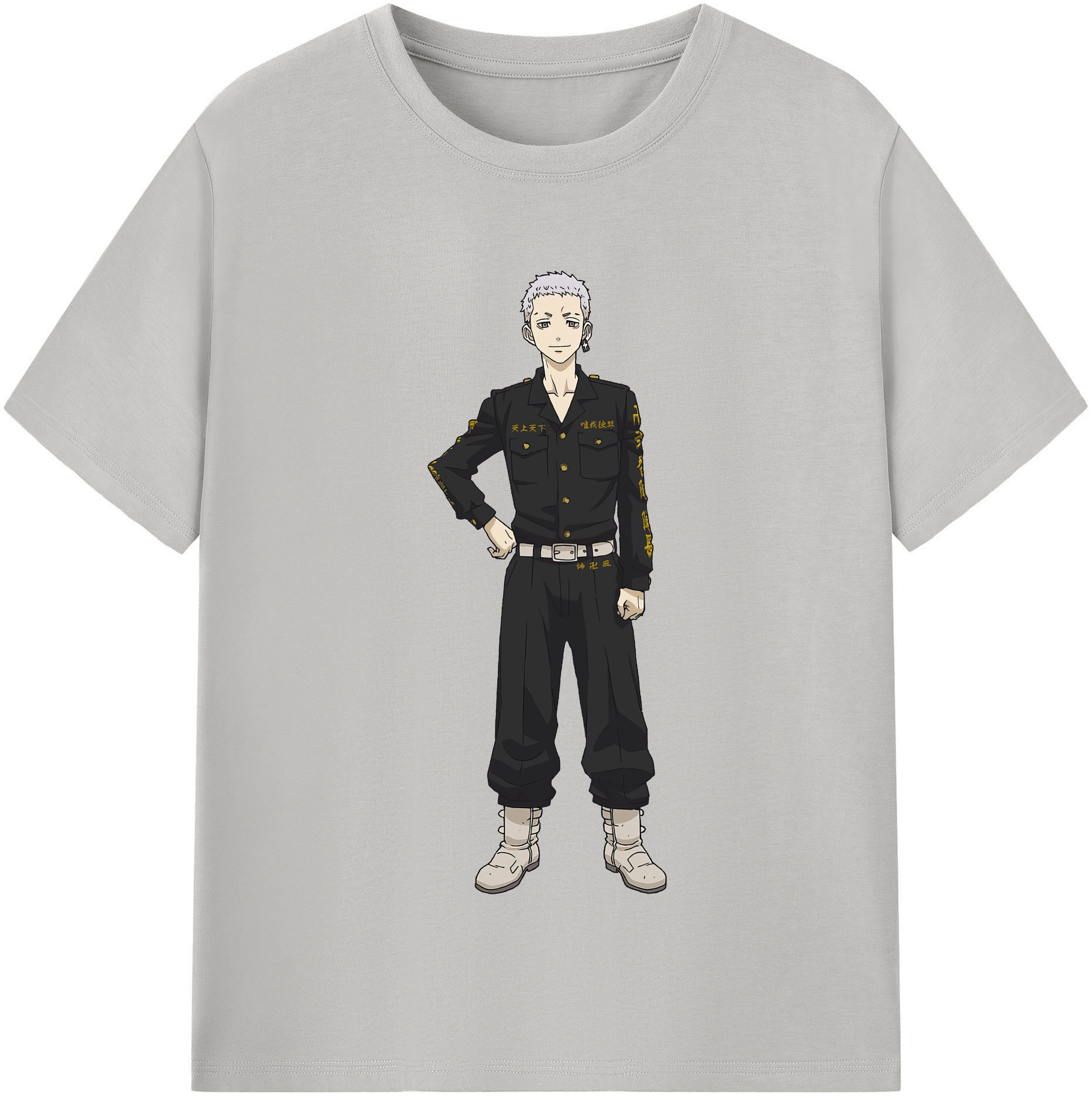 （画像用） 東京リベンジャーズ Tokyo Revengers レディースカジュアルプリントTシャツ（綿100％）