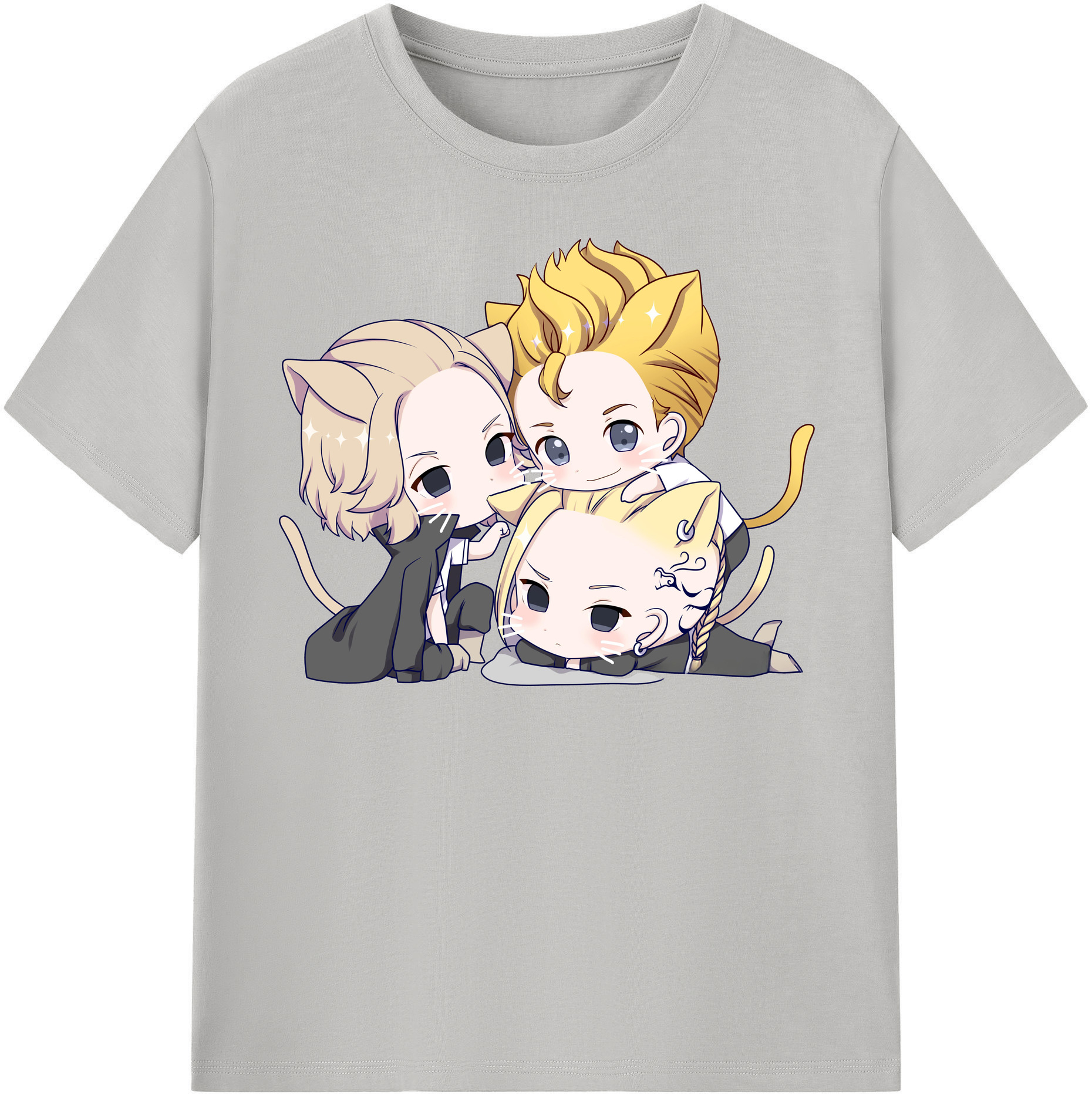 （画像用） 東京リベンジャーズ Tokyo Revengers レディースカジュアルプリントTシャツ（綿100％）