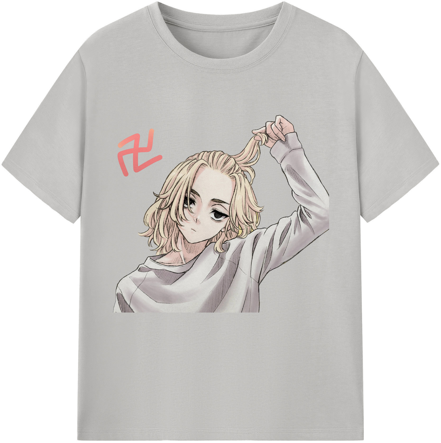 東京リベンジャーズ Tokyo Revengers レディースカジュアルプリントTシャツ（綿100％）