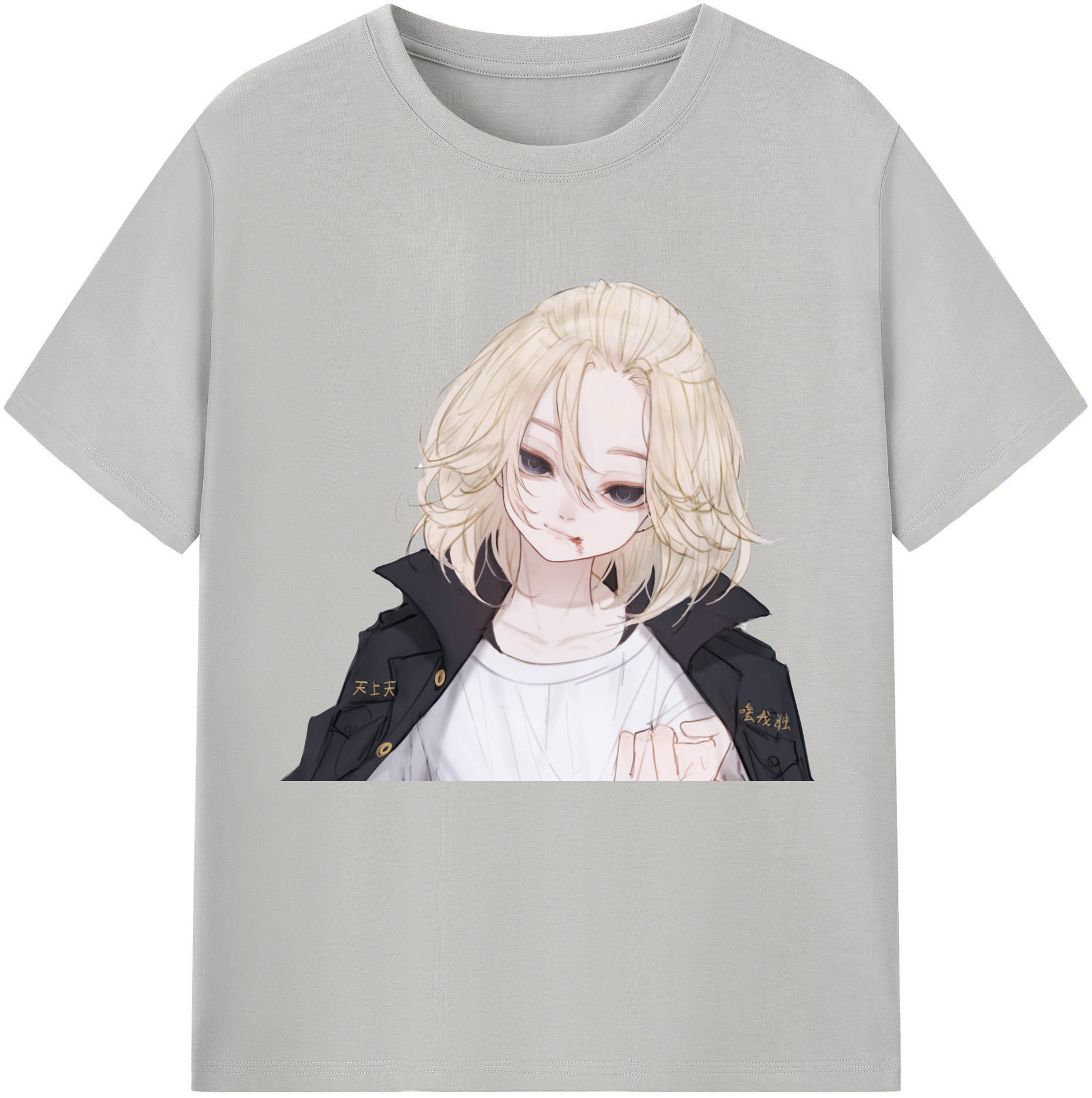 （画像用） 東京リベンジャーズ Tokyo Revengers レディースカジュアルプリントTシャツ（綿100％）