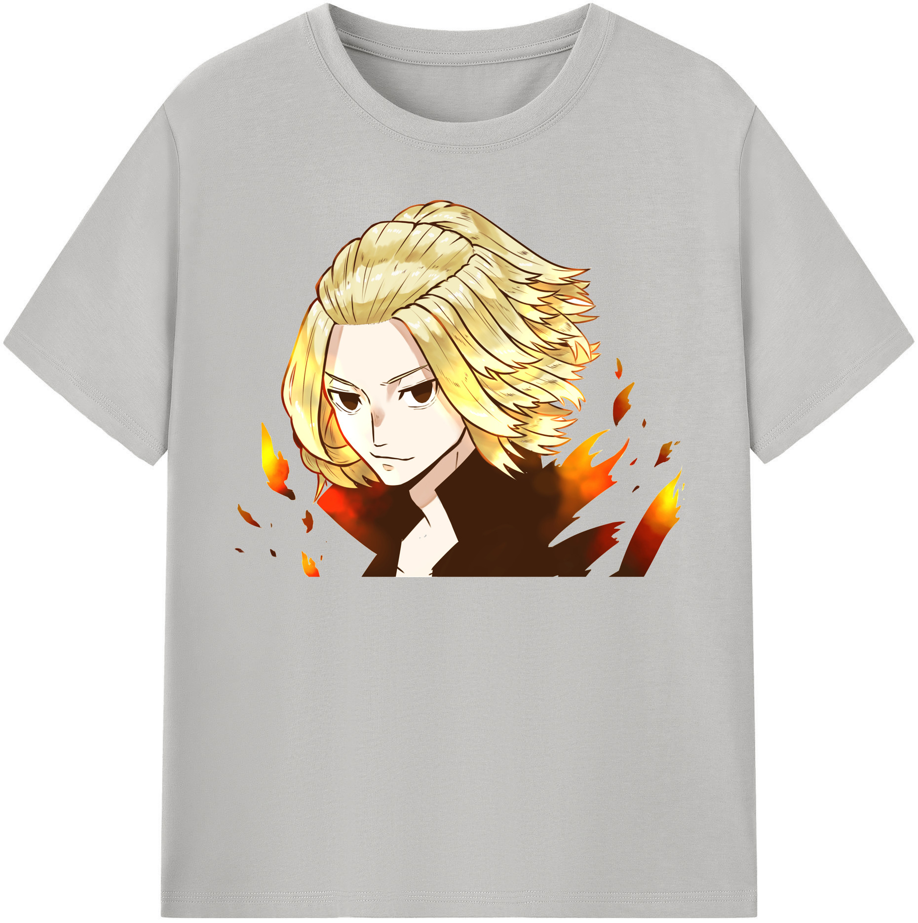 （画像用） 東京リベンジャーズ Tokyo Revengers レディースカジュアルプリントTシャツ（綿100％）