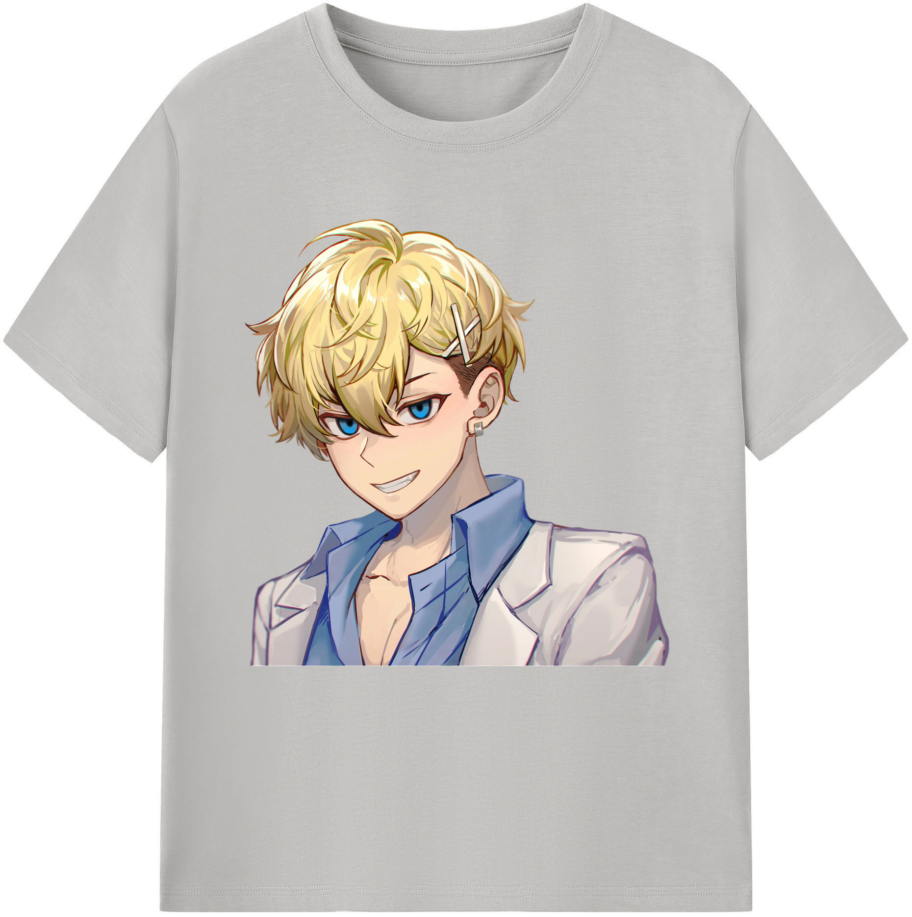 （画像用） 東京リベンジャーズ Tokyo Revengers レディースカジュアルプリントTシャツ（綿100％）