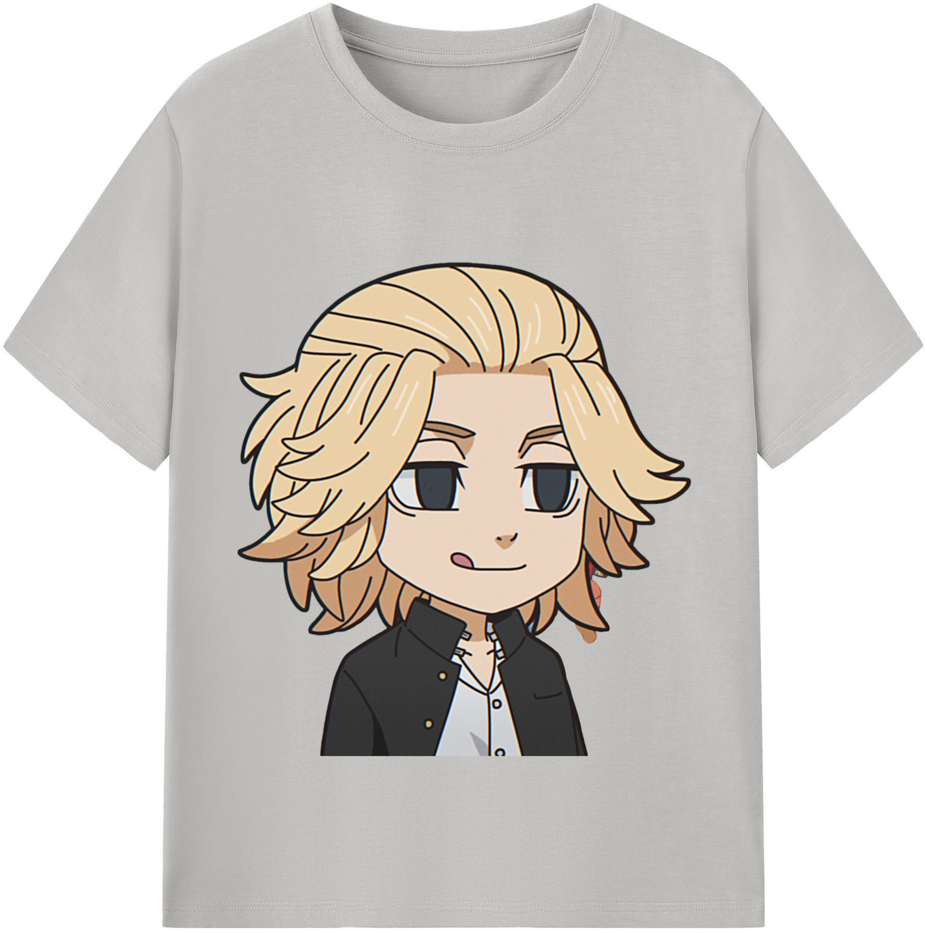 （画像用） 東京リベンジャーズ Tokyo Revengers レディースカジュアルプリントTシャツ（綿100％）