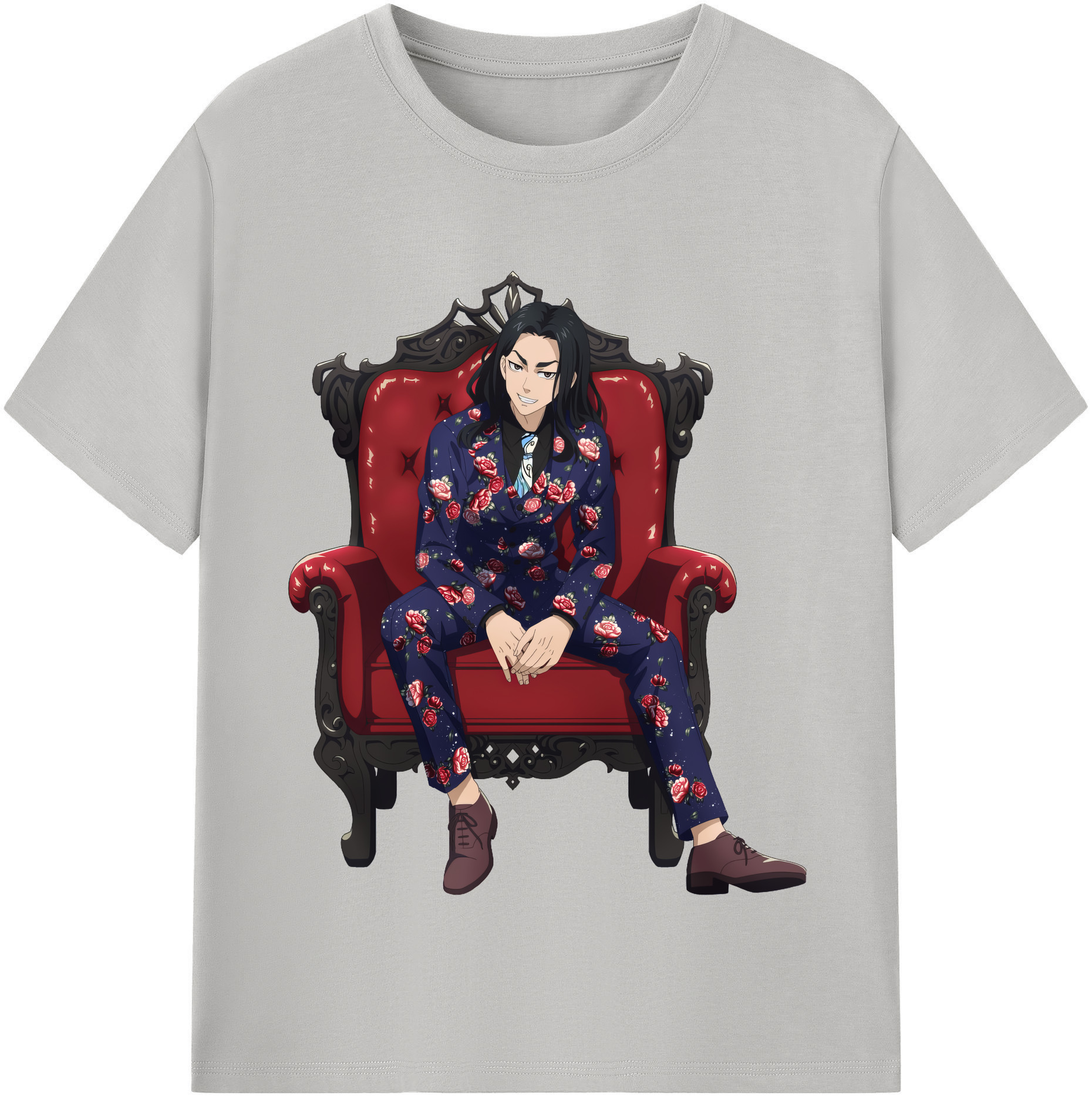 （画像用） 東京リベンジャーズ Tokyo Revengers レディースカジュアルプリントTシャツ（綿100％）
