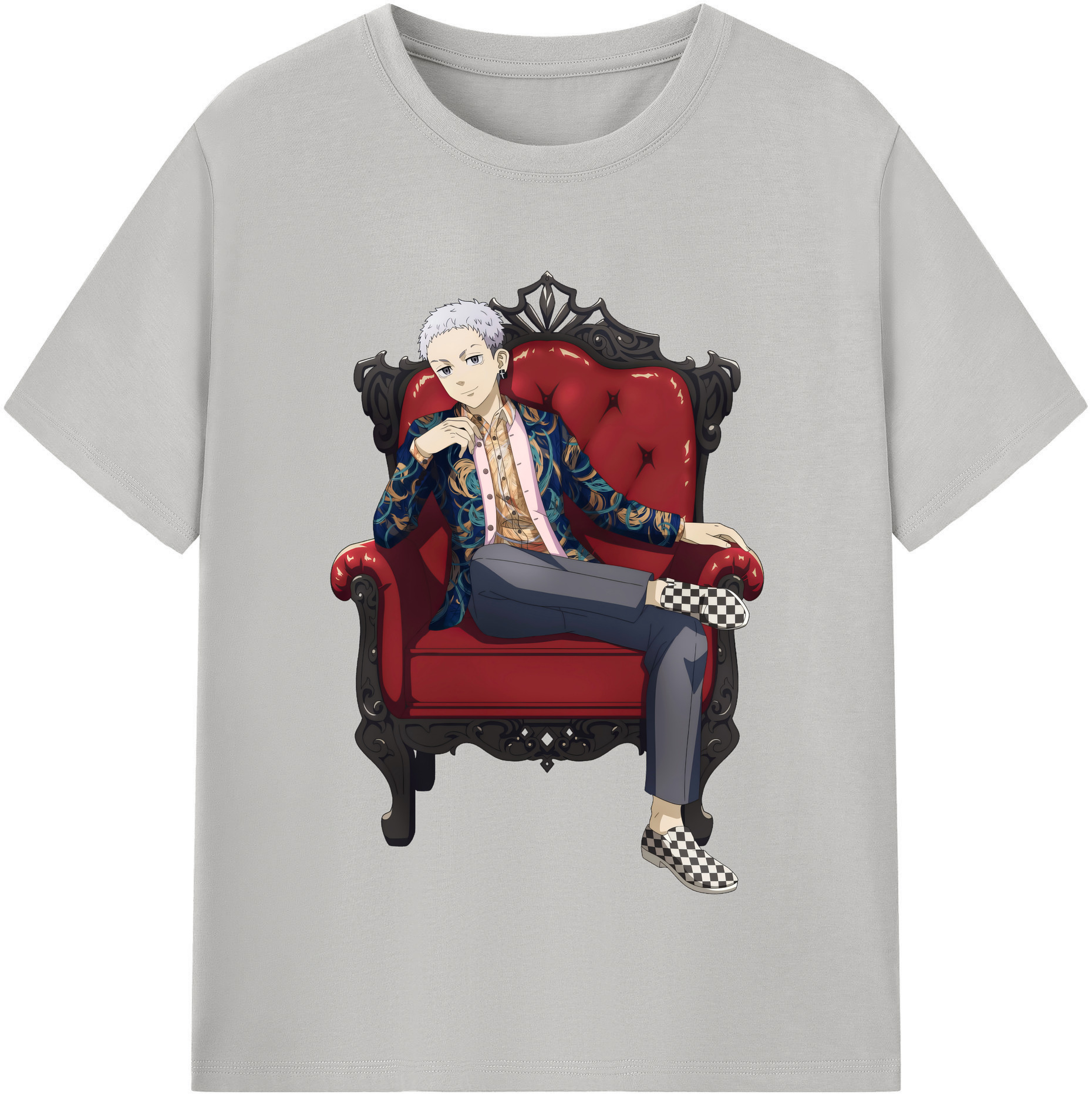 （画像用） 東京リベンジャーズ Tokyo Revengers レディースカジュアルプリントTシャツ（綿100％）