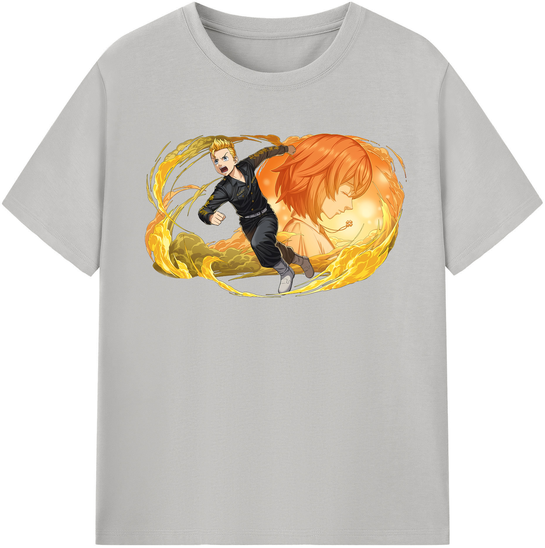 （画像用） 東京リベンジャーズ Tokyo Revengers レディースカジュアルプリントTシャツ（綿100％）