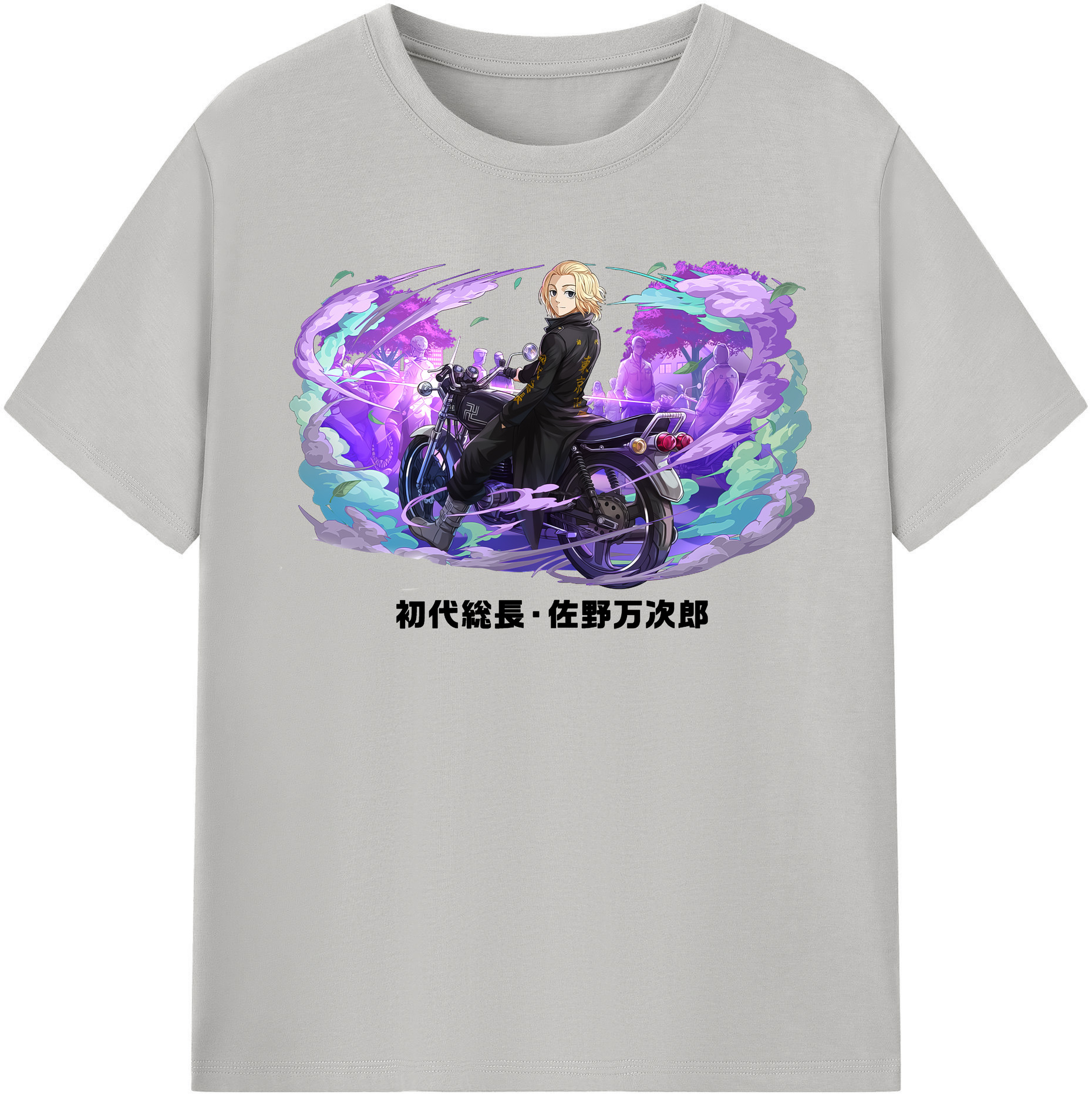 （画像用） 東京リベンジャーズ Tokyo Revengers レディースカジュアルプリントTシャツ（綿100％）
