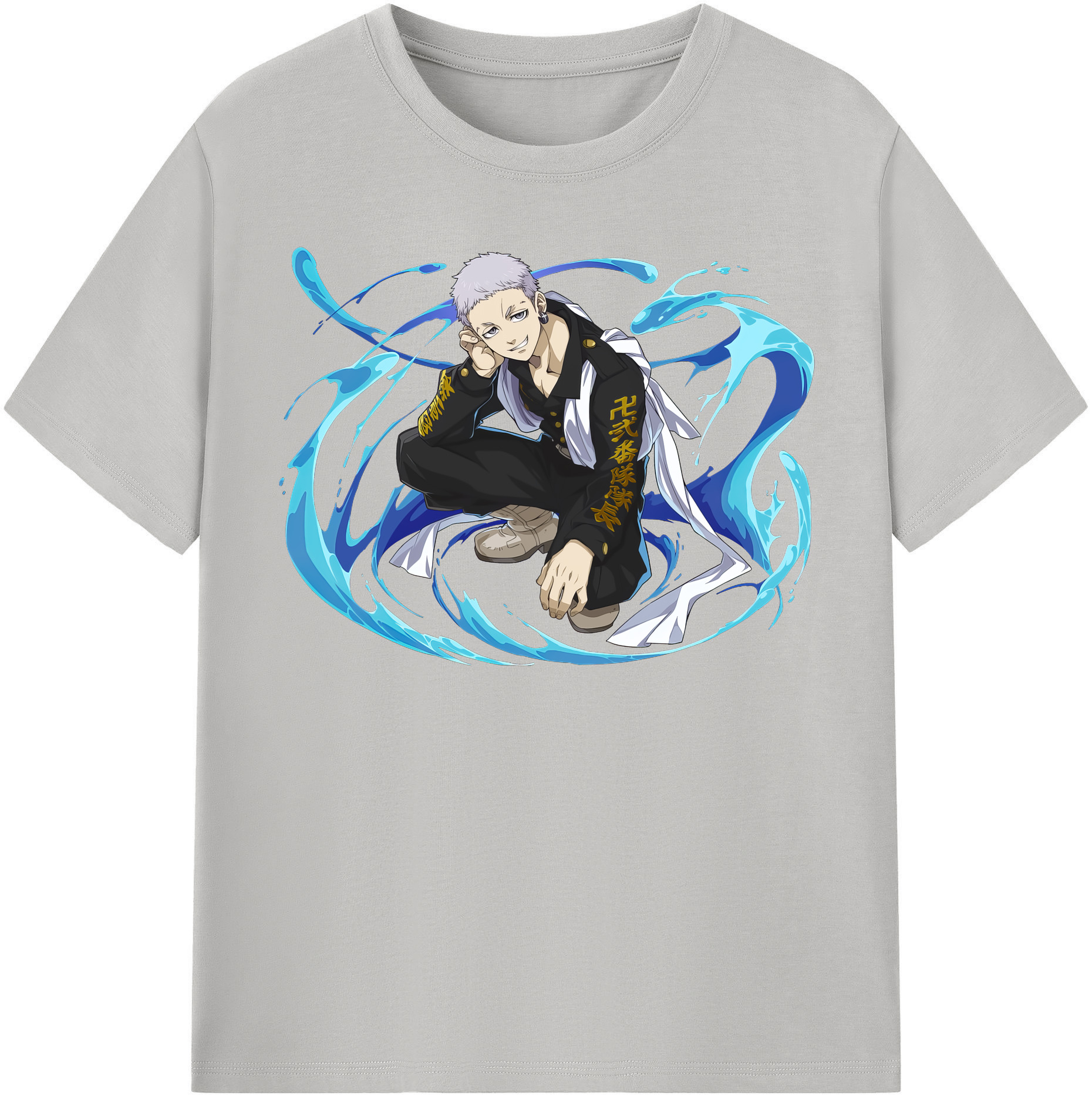 （画像用） 東京リベンジャーズ Tokyo Revengers レディースカジュアルプリントTシャツ（綿100％）