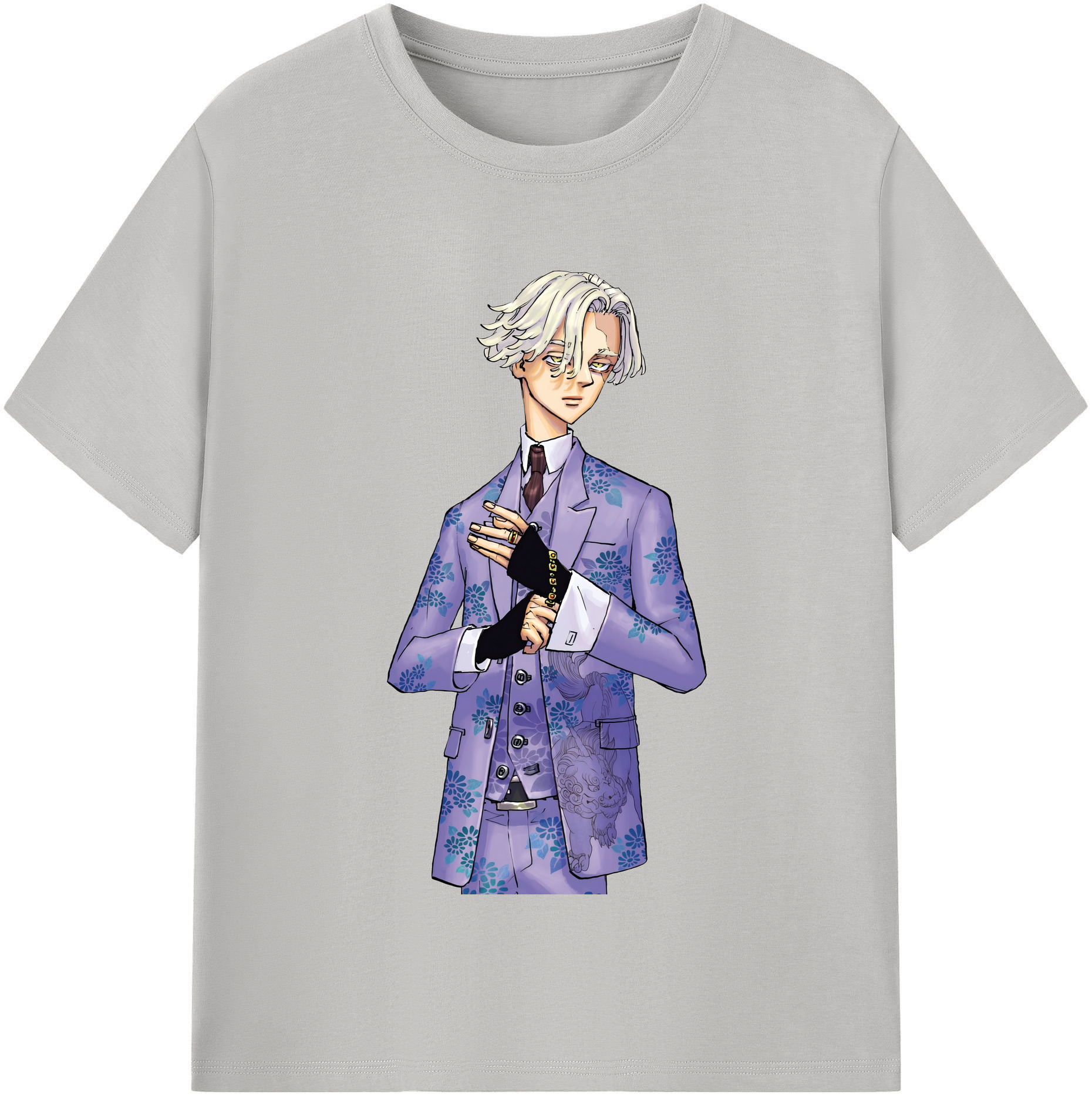 （画像用） 東京リベンジャーズ Tokyo Revengers レディースカジュアルプリントTシャツ（綿100％）
