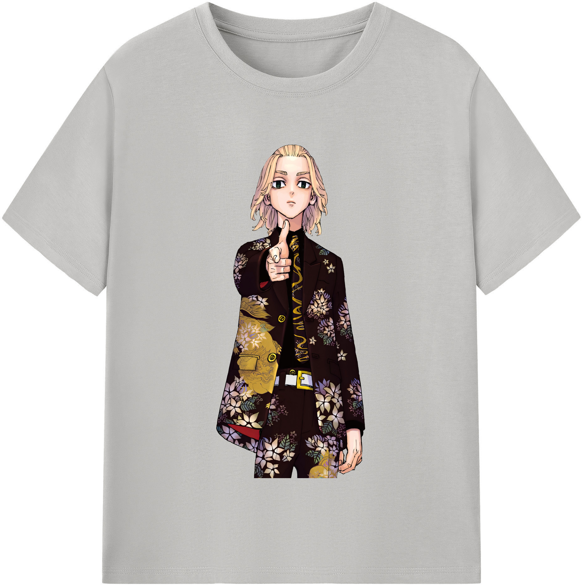 （画像用） 東京リベンジャーズ Tokyo Revengers レディースカジュアルプリントTシャツ（綿100％）