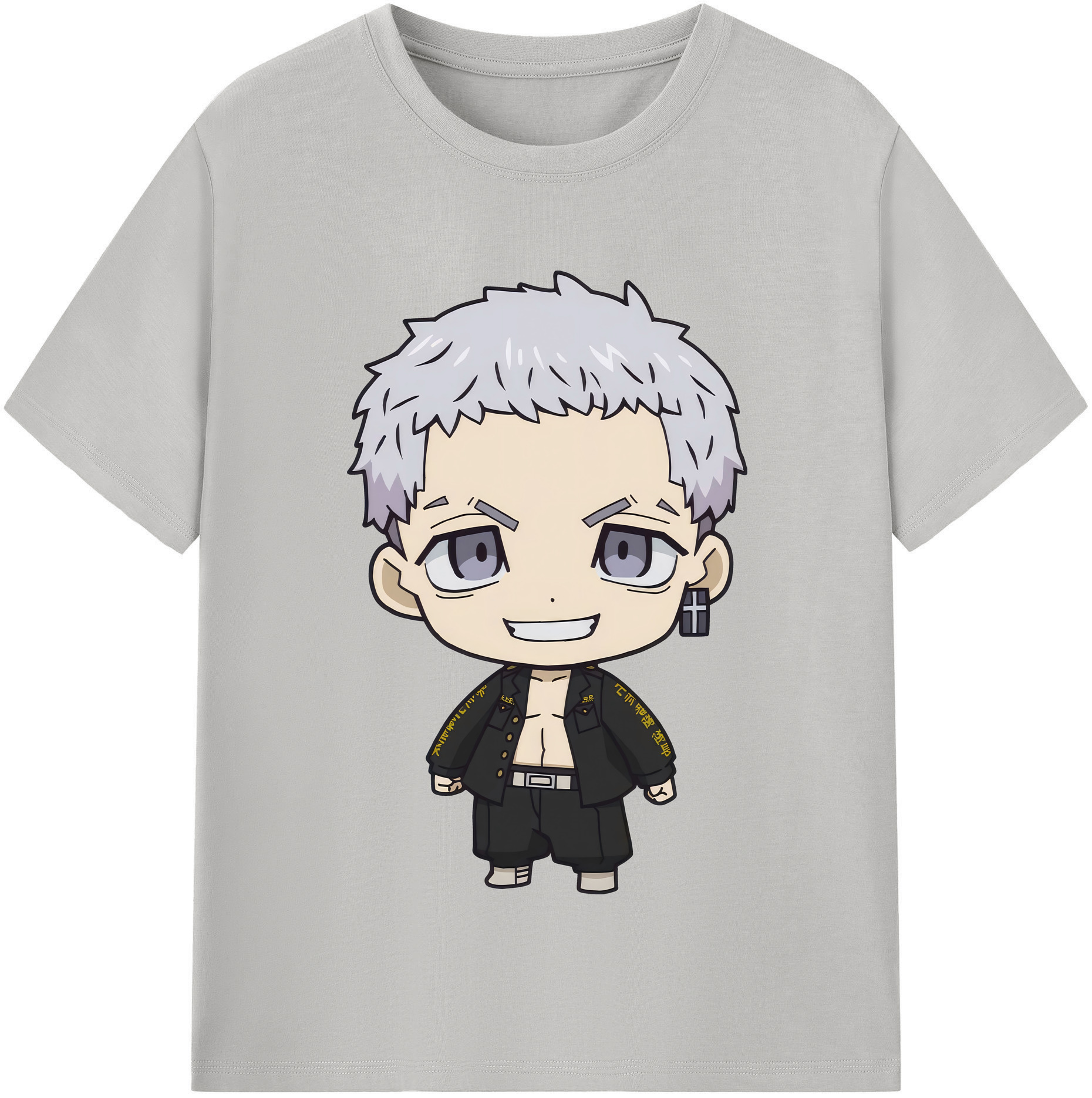 （画像用） 東京リベンジャーズ Tokyo Revengers レディースカジュアルプリントTシャツ（綿100％）