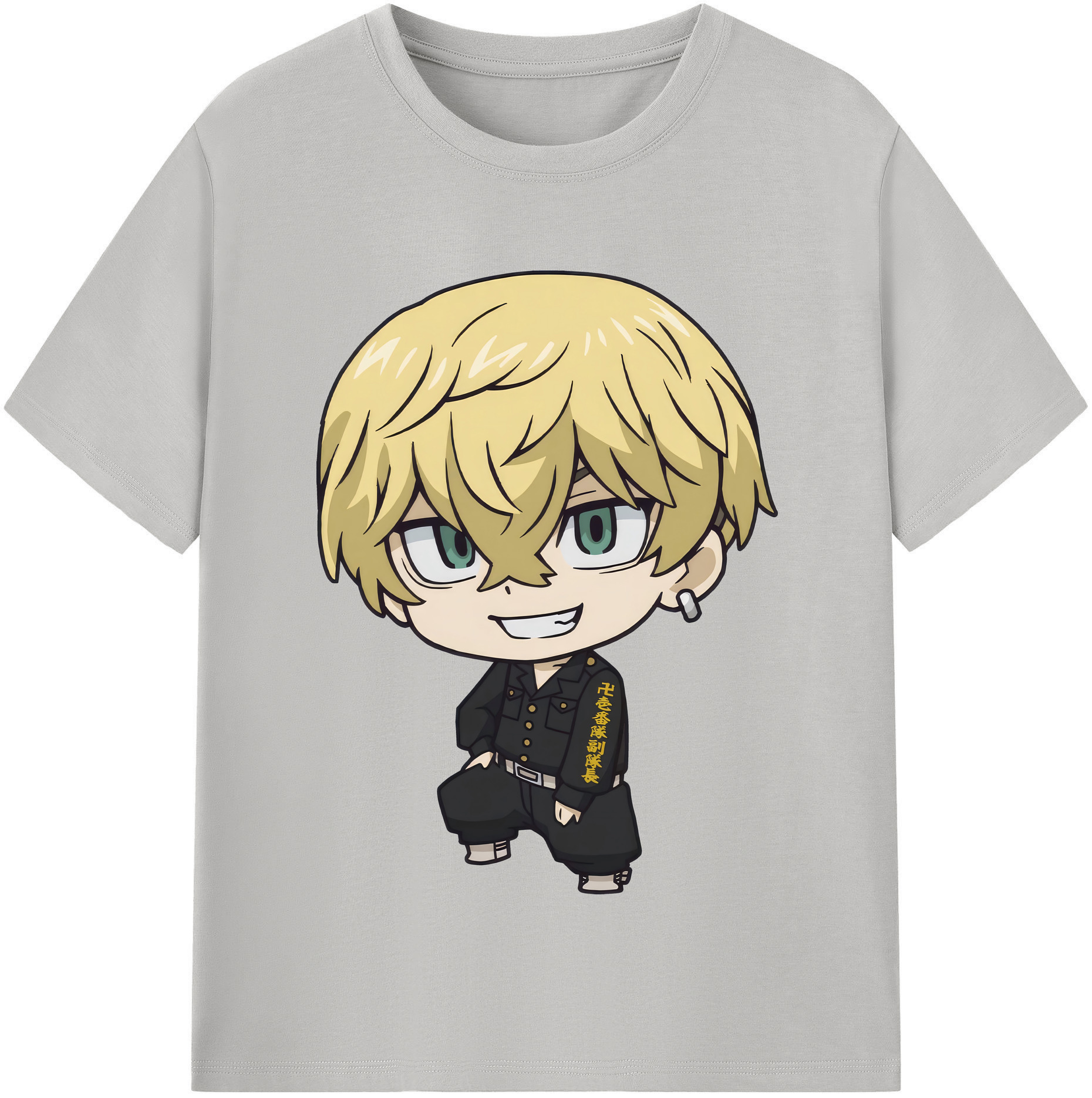 （画像用） 東京リベンジャーズ Tokyo Revengers レディースカジュアルプリントTシャツ（綿100％）