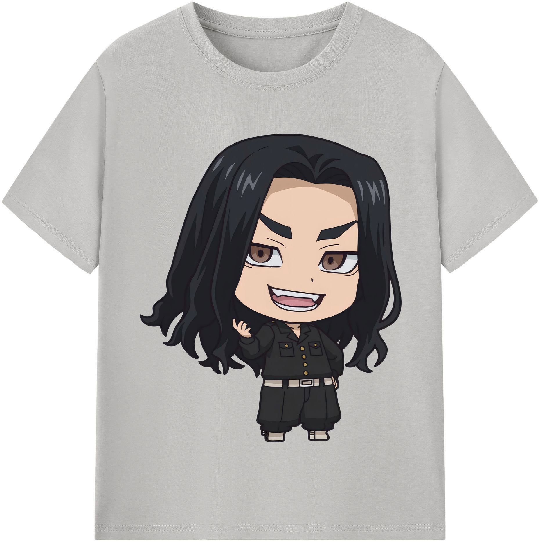 （画像用） 東京リベンジャーズ Tokyo Revengers レディースカジュアルプリントTシャツ（綿100％）