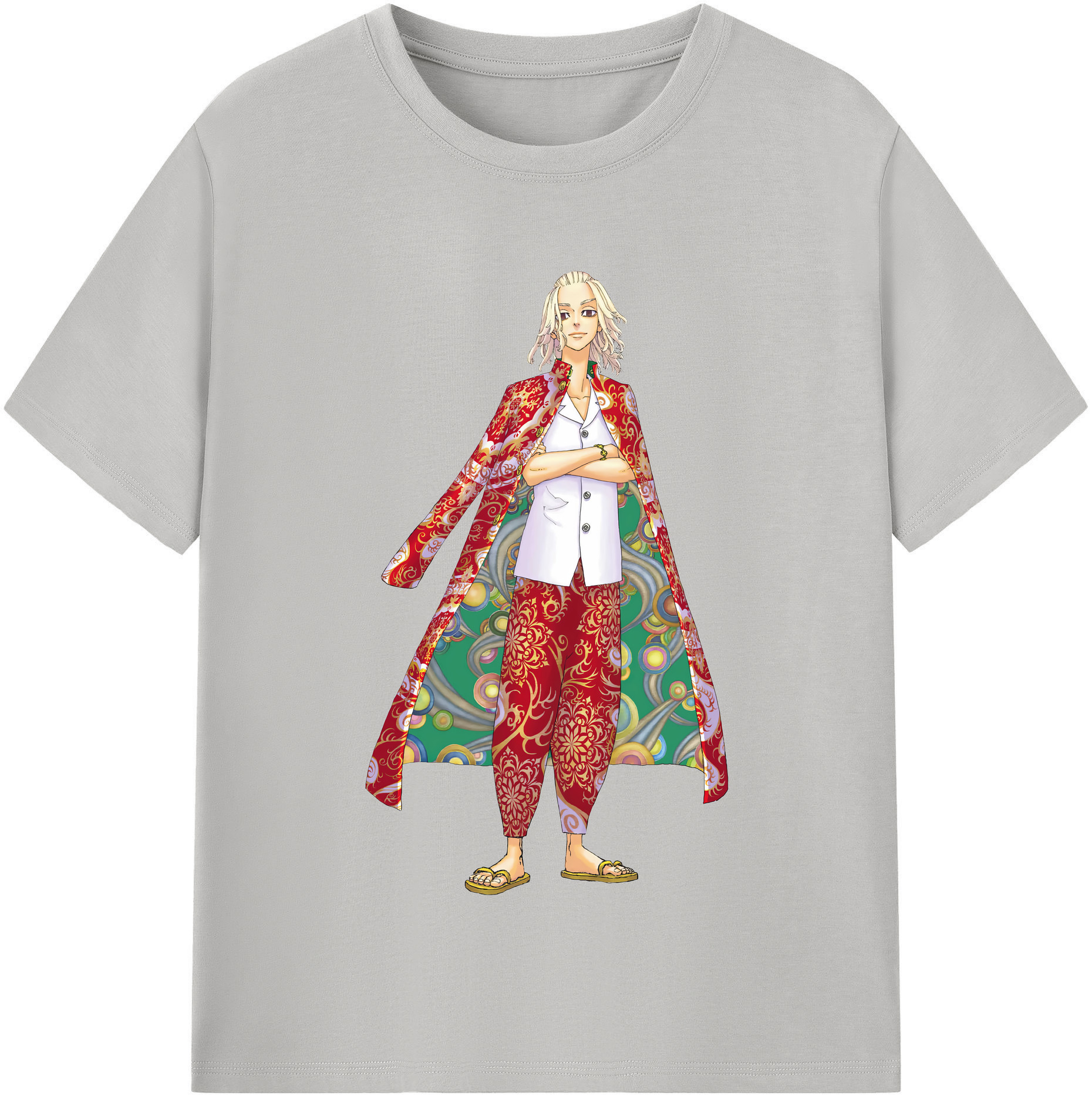 （画像用） 東京リベンジャーズ Tokyo Revengers レディースカジュアルプリントTシャツ（綿100％）