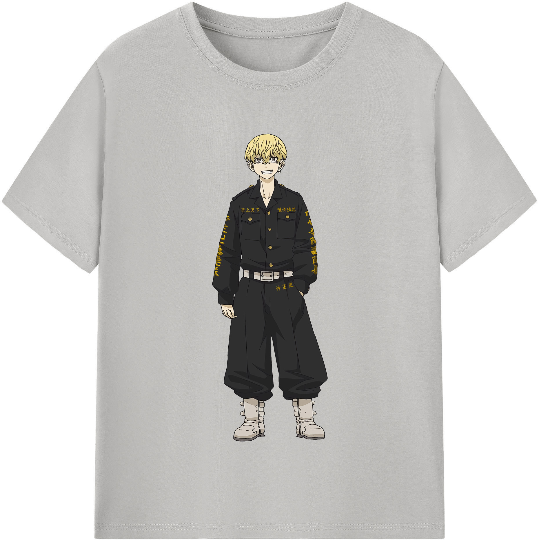 （画像用） 東京リベンジャーズ Tokyo Revengers レディースカジュアルプリントTシャツ（綿100％）