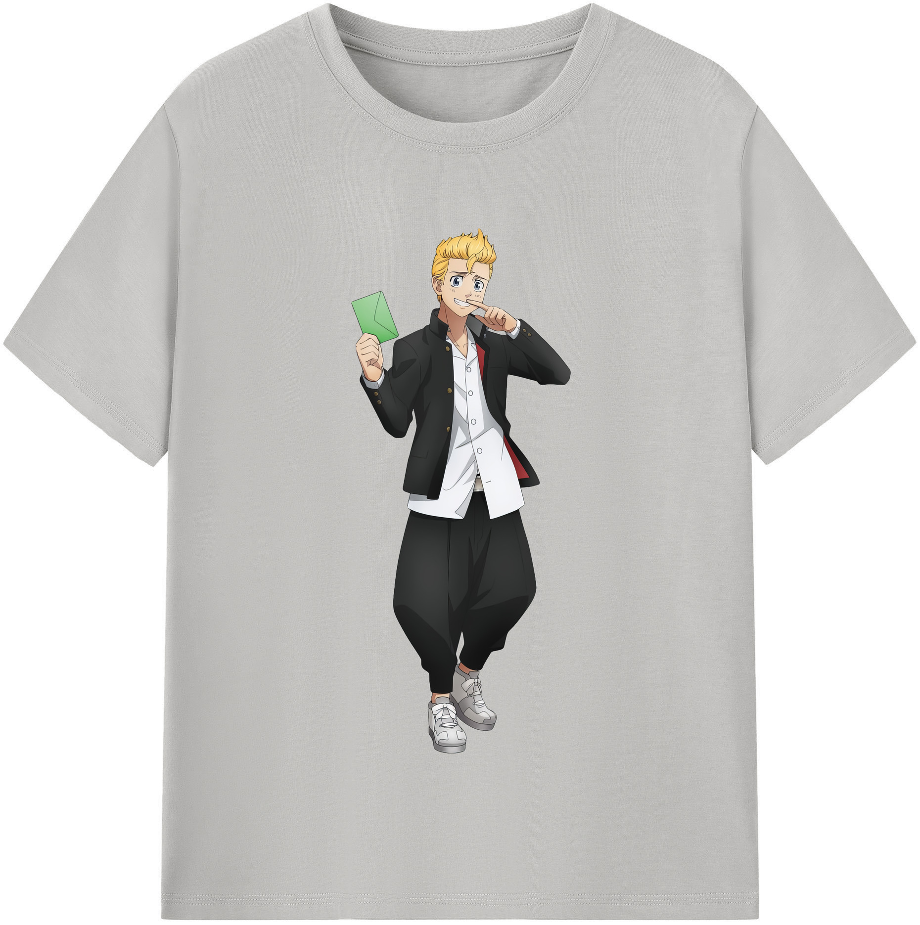 （画像用） 東京リベンジャーズ Tokyo Revengers レディースカジュアルプリントTシャツ（綿100％）