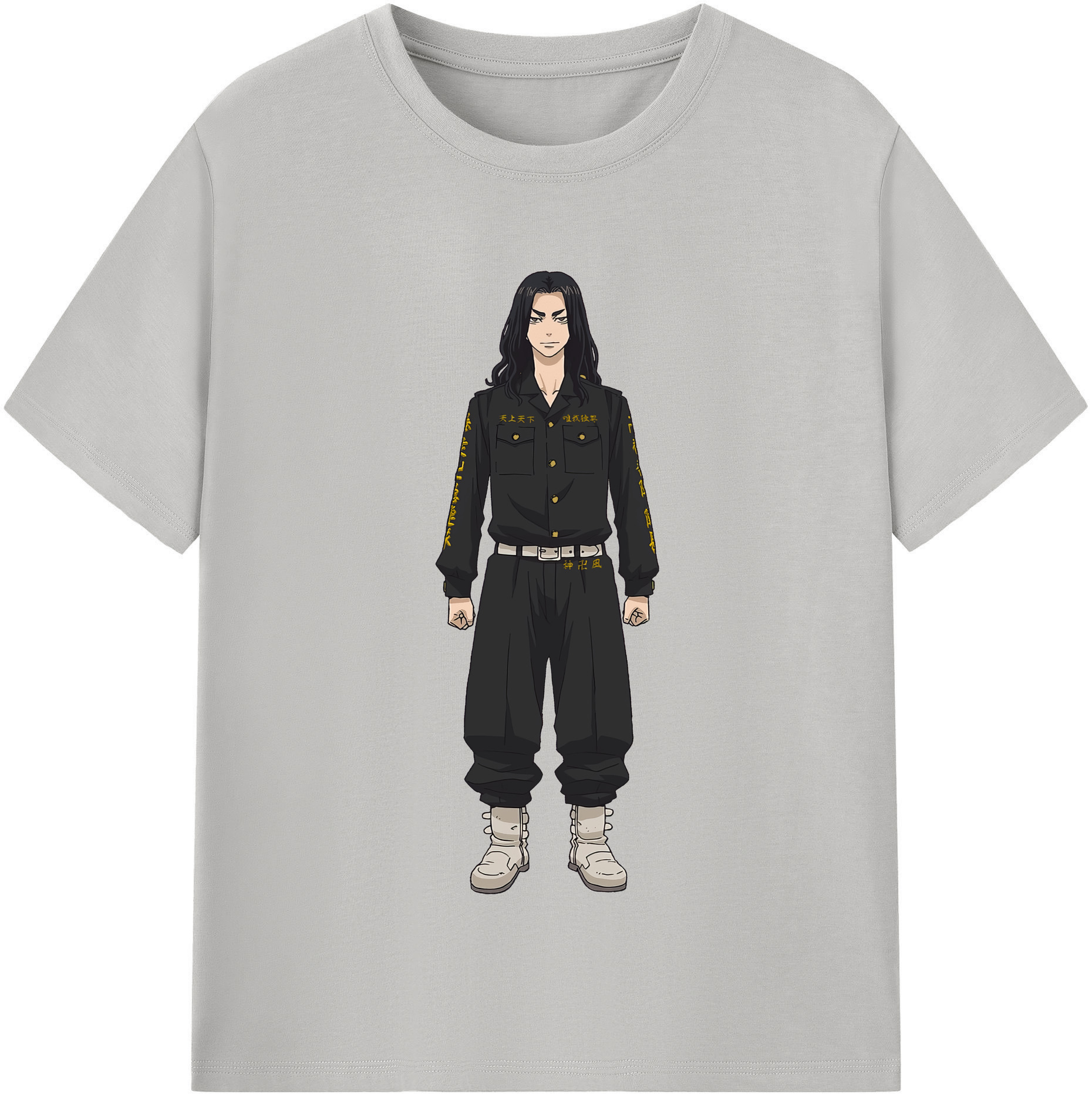 （画像用） 東京リベンジャーズ Tokyo Revengers レディースカジュアルプリントTシャツ（綿100％）