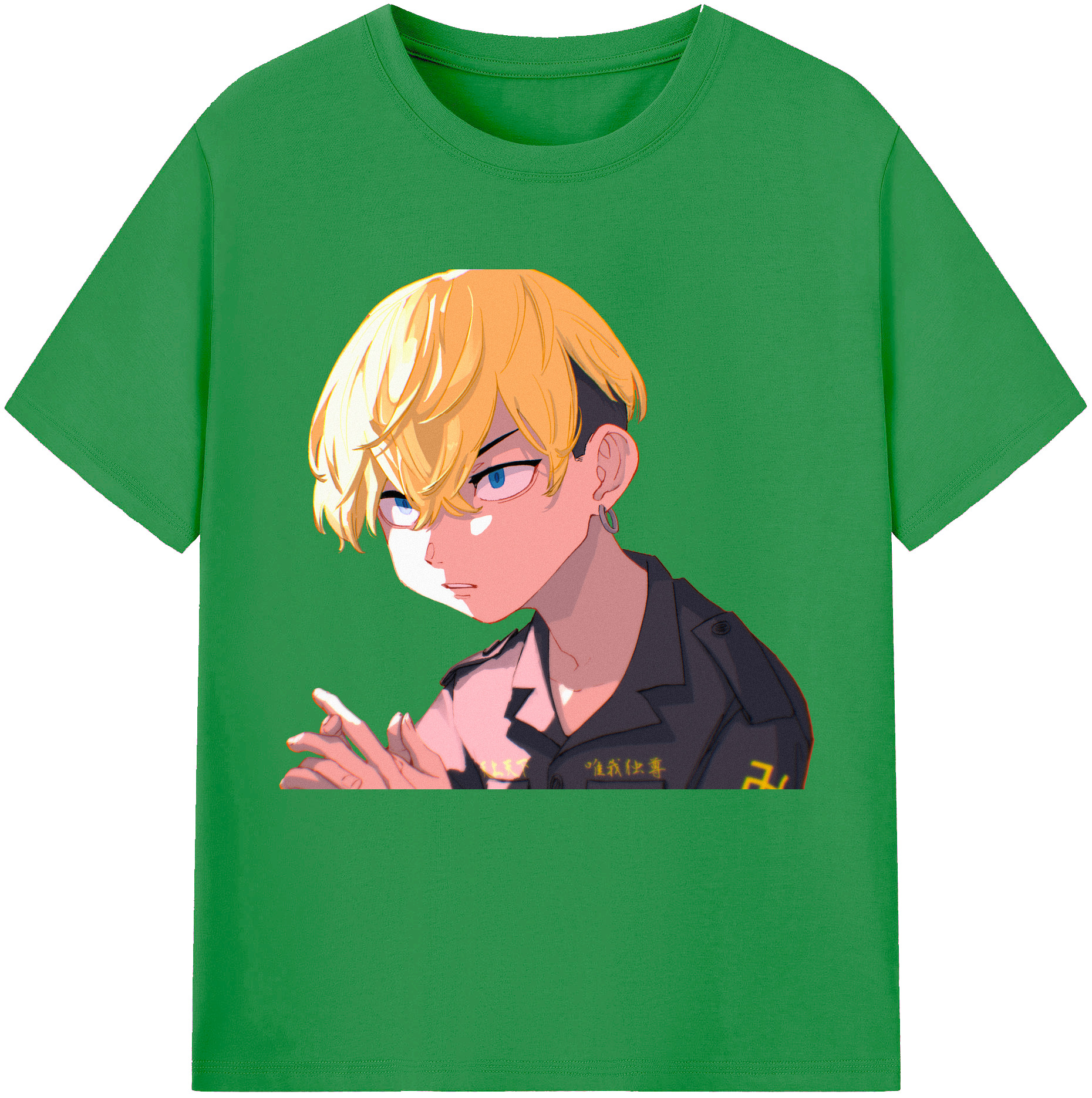 （画像用） 東京リベンジャーズ Tokyo Revengers レディースカジュアルプリントTシャツ（綿100％）