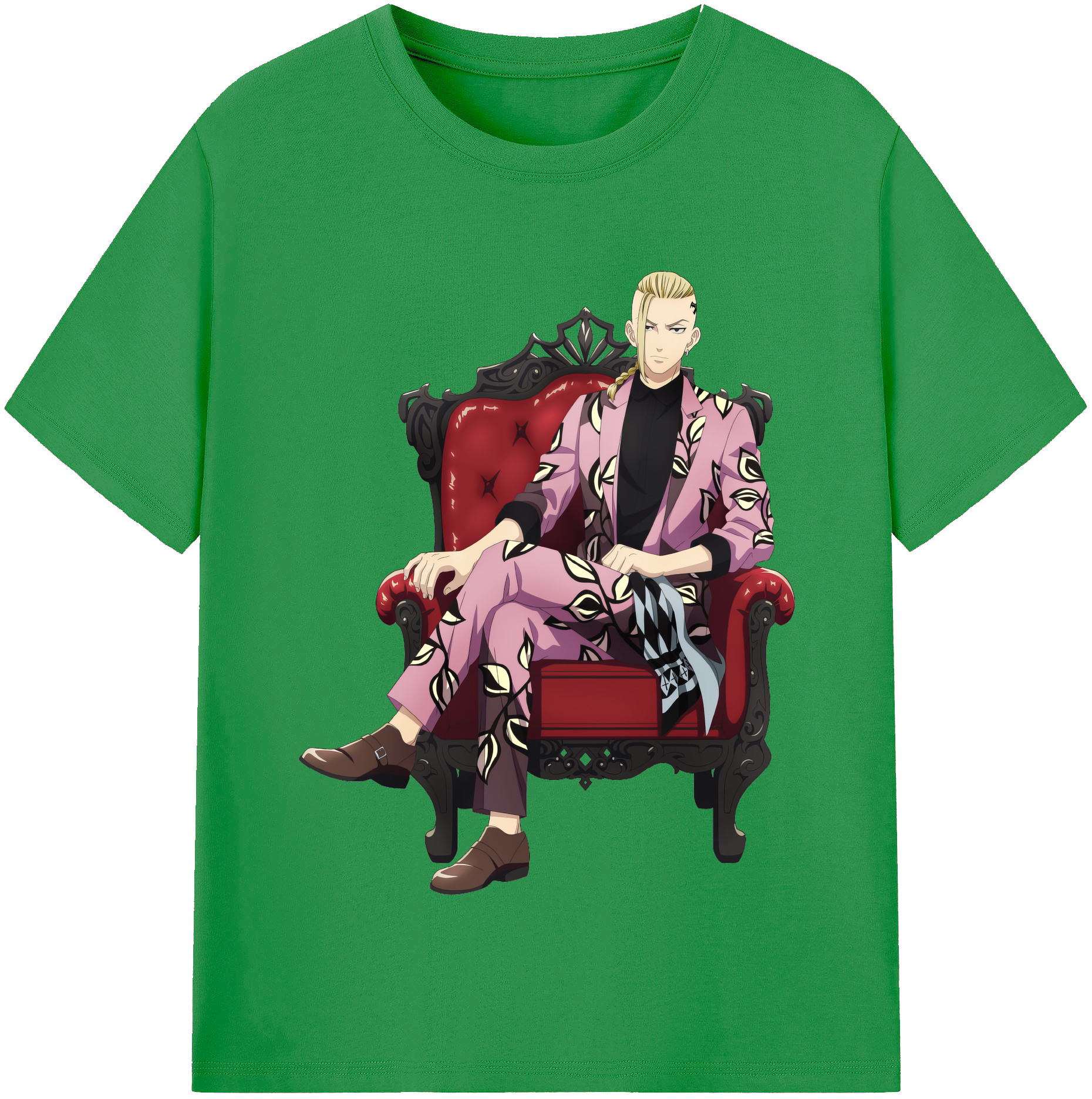 （画像用） 東京リベンジャーズ Tokyo Revengers レディースカジュアルプリントTシャツ（綿100％）