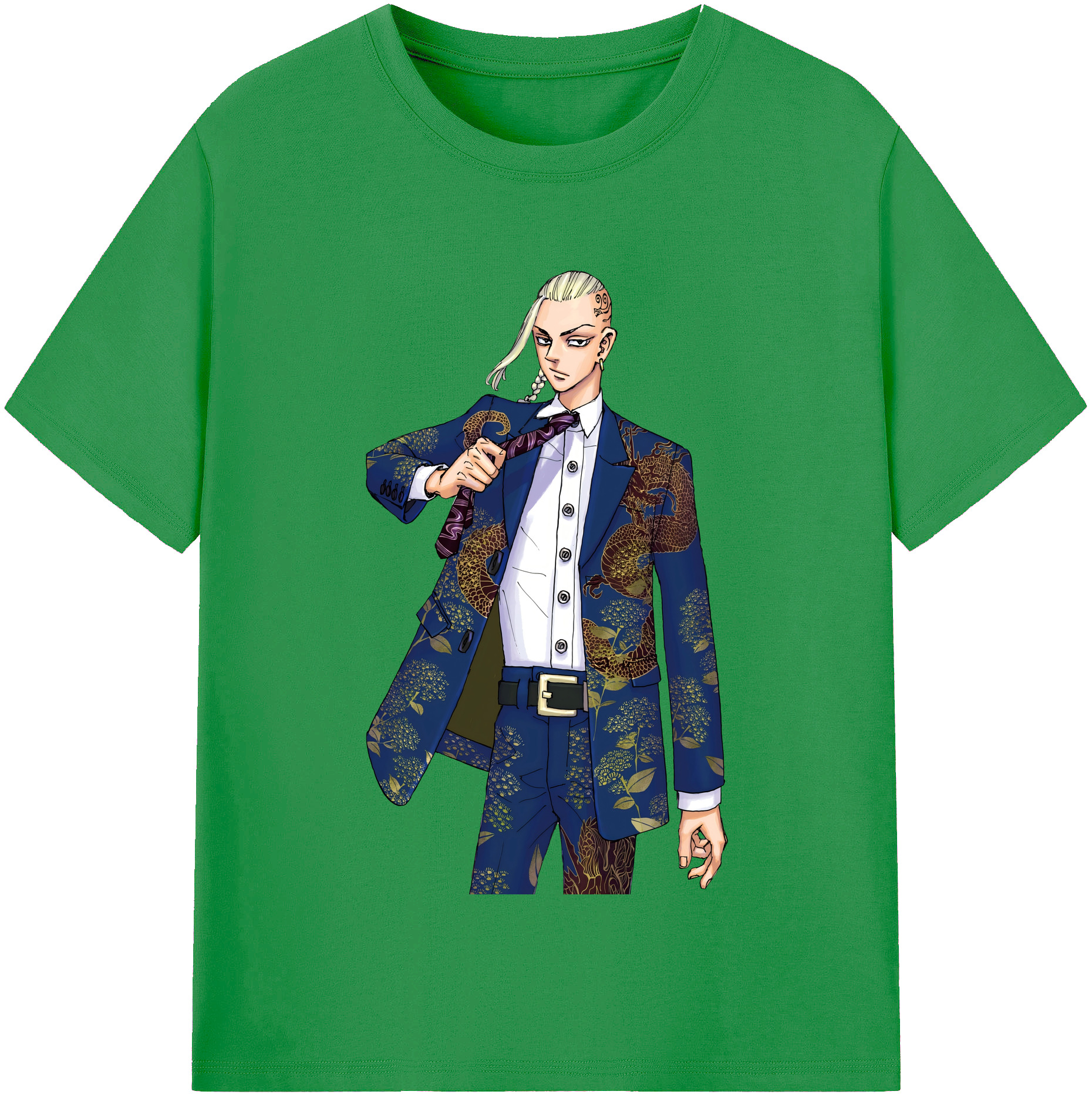 （画像用） 東京リベンジャーズ Tokyo Revengers レディースカジュアルプリントTシャツ（綿100％）