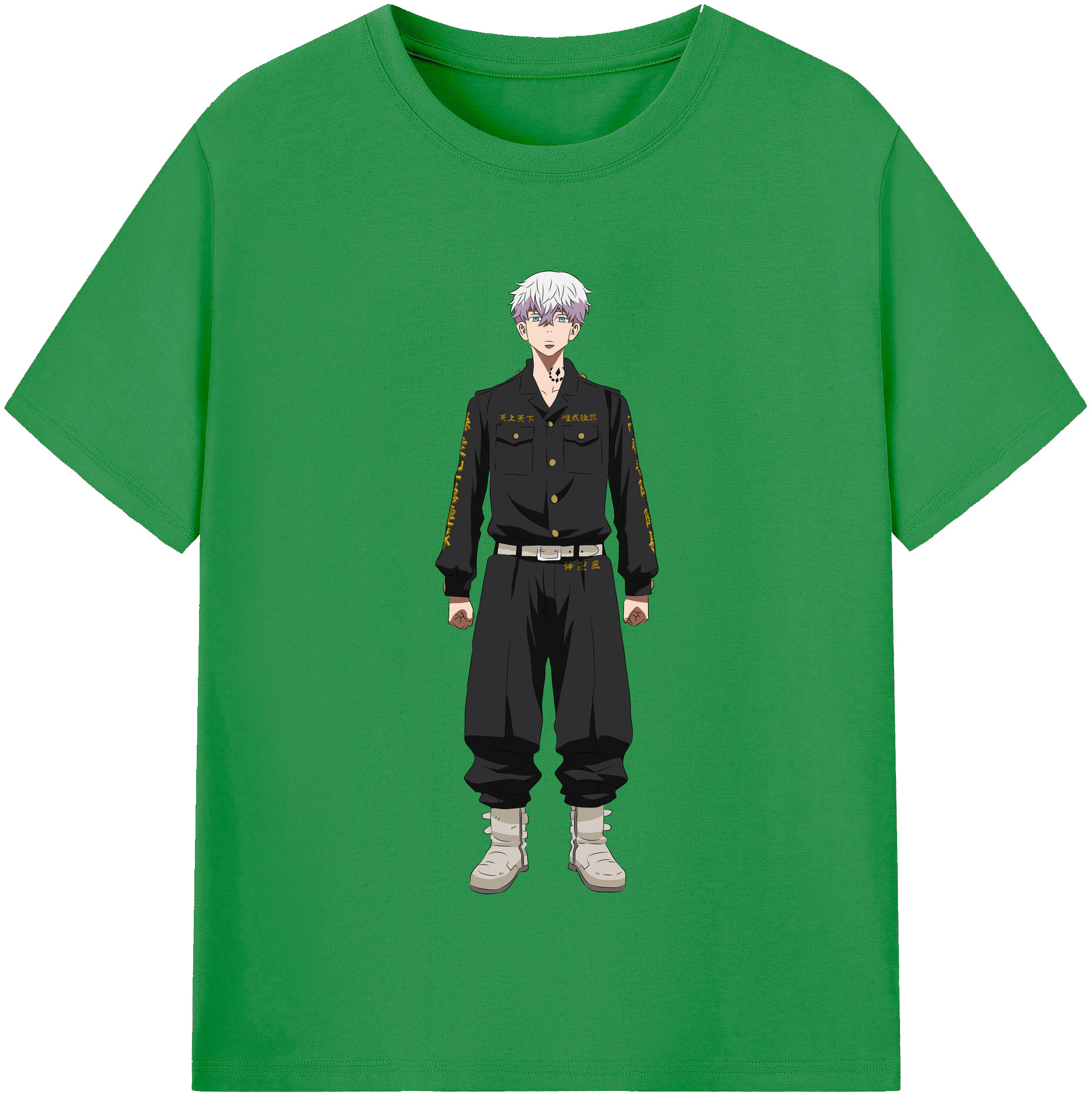 （画像用） 東京リベンジャーズ Tokyo Revengers レディースカジュアルプリントTシャツ（綿100％）